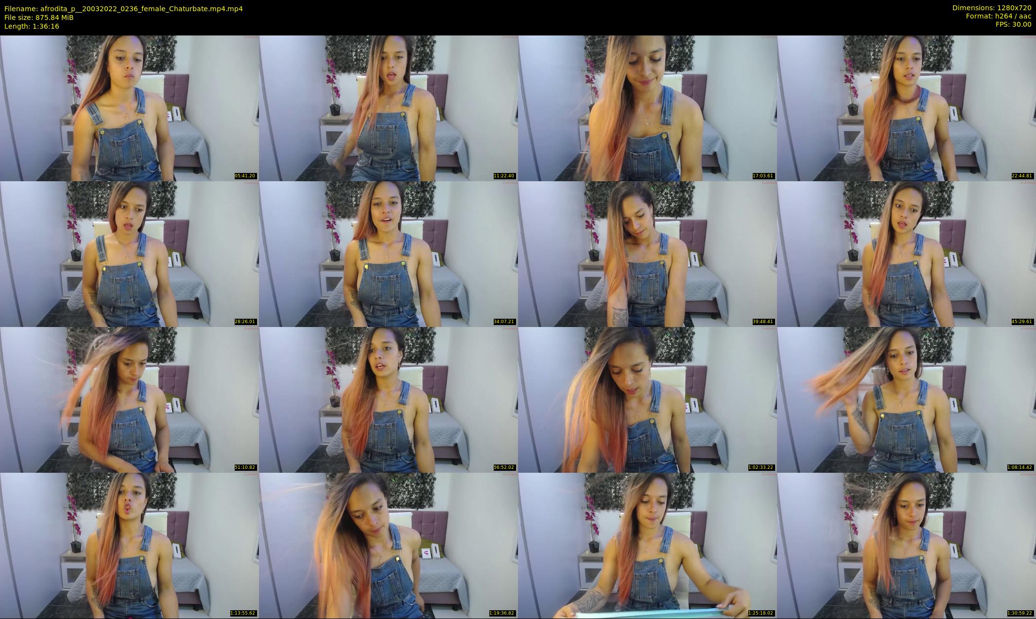afrodita_p_ — 97 minute Chaturbate female cam show recording, 720p, Mar 20, 2022