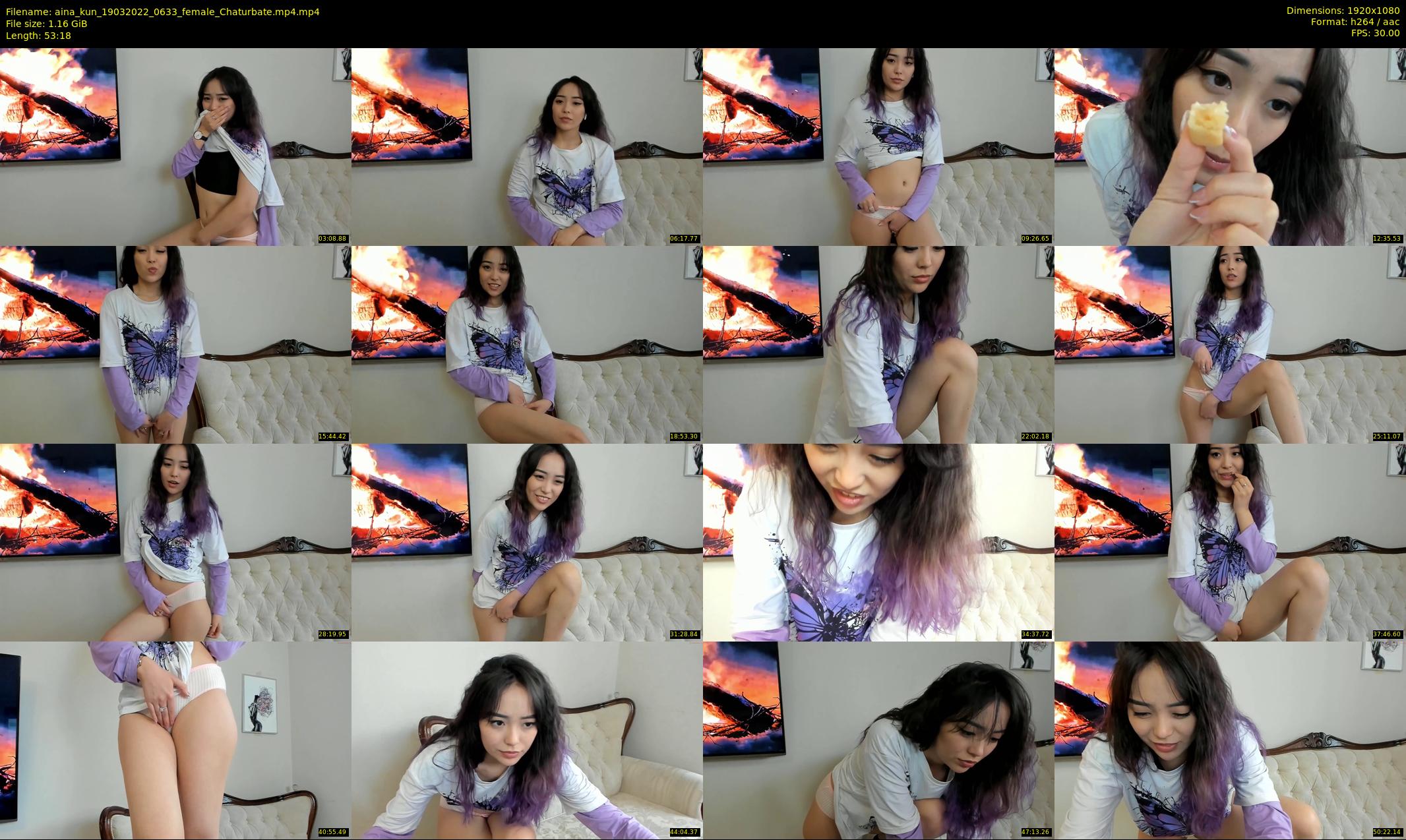 aina_kun — 54 minute Chaturbate female cam show recording, 1080p, Mar 19, 2022