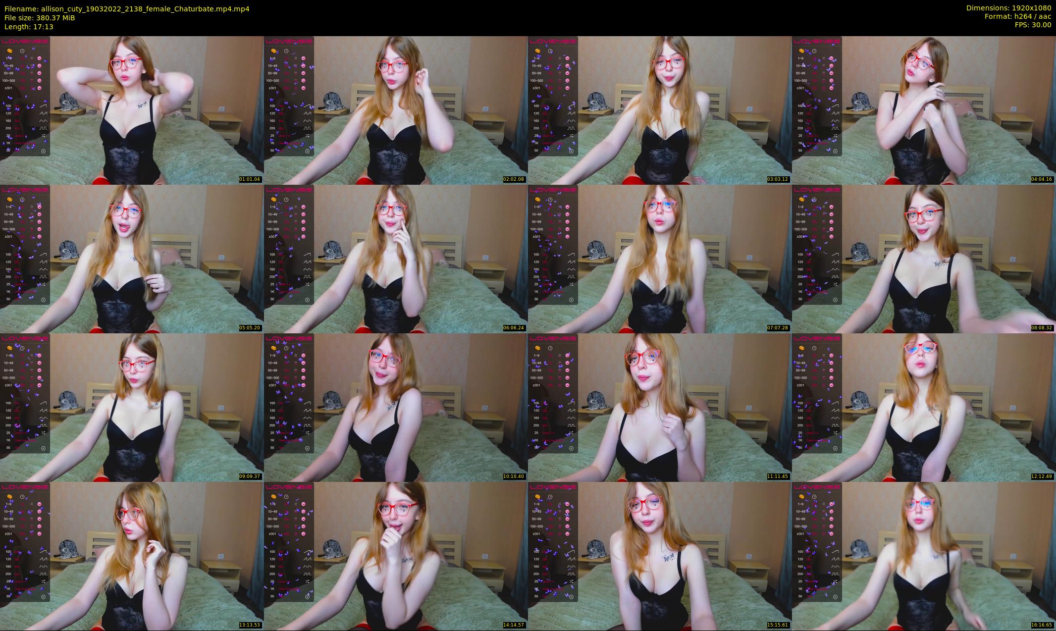 allison_cuty — 18 minute Chaturbate female cam show recording, 1080p, Mar 19, 2022