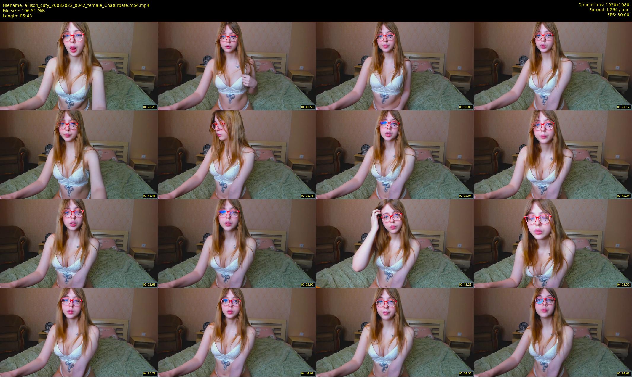 allison_cuty — 6 minute Chaturbate female cam show recording, 1080p, Mar 20, 2022