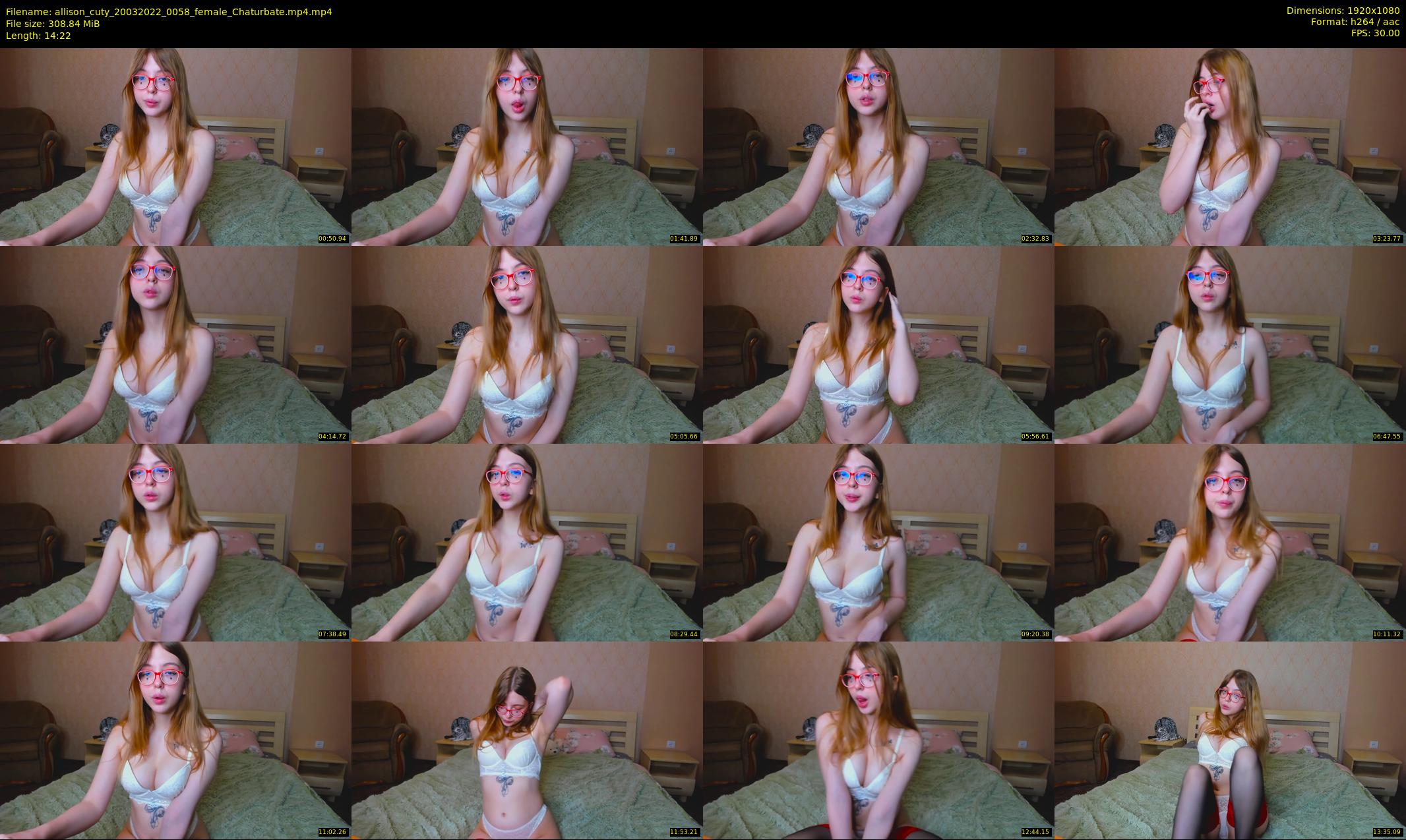allison_cuty — 15 minute Chaturbate female cam show recording, 1080p, Mar 20, 2022