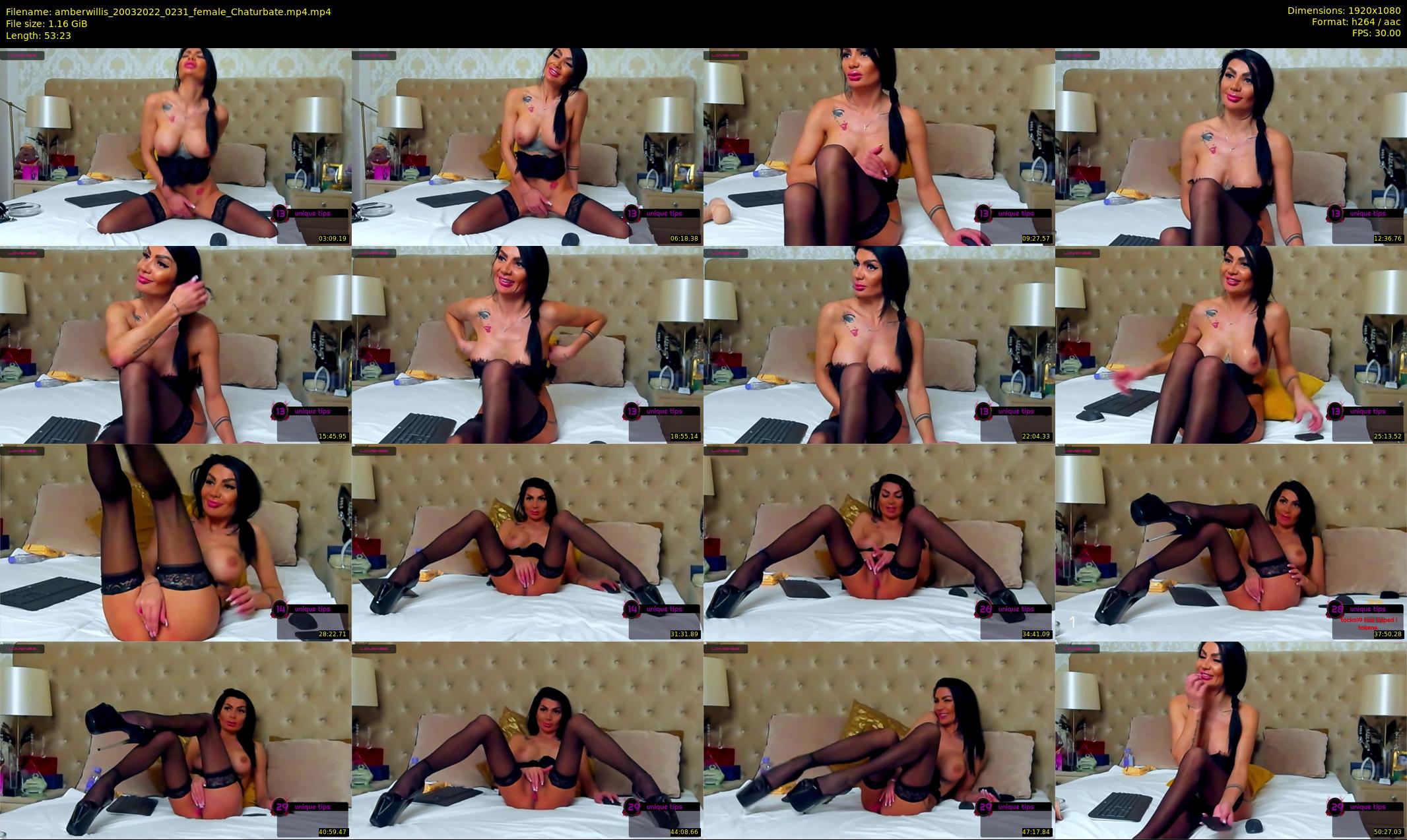 amberwillis — 54 minute Chaturbate female cam show recording, 1080p, Mar 20, 2022