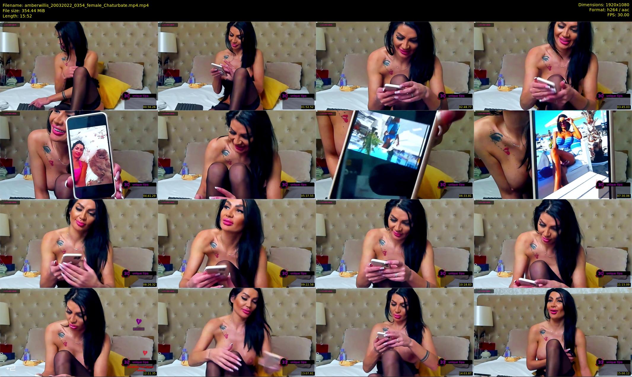 amberwillis — 16 minute Chaturbate female cam show recording, 1080p, Mar 20, 2022