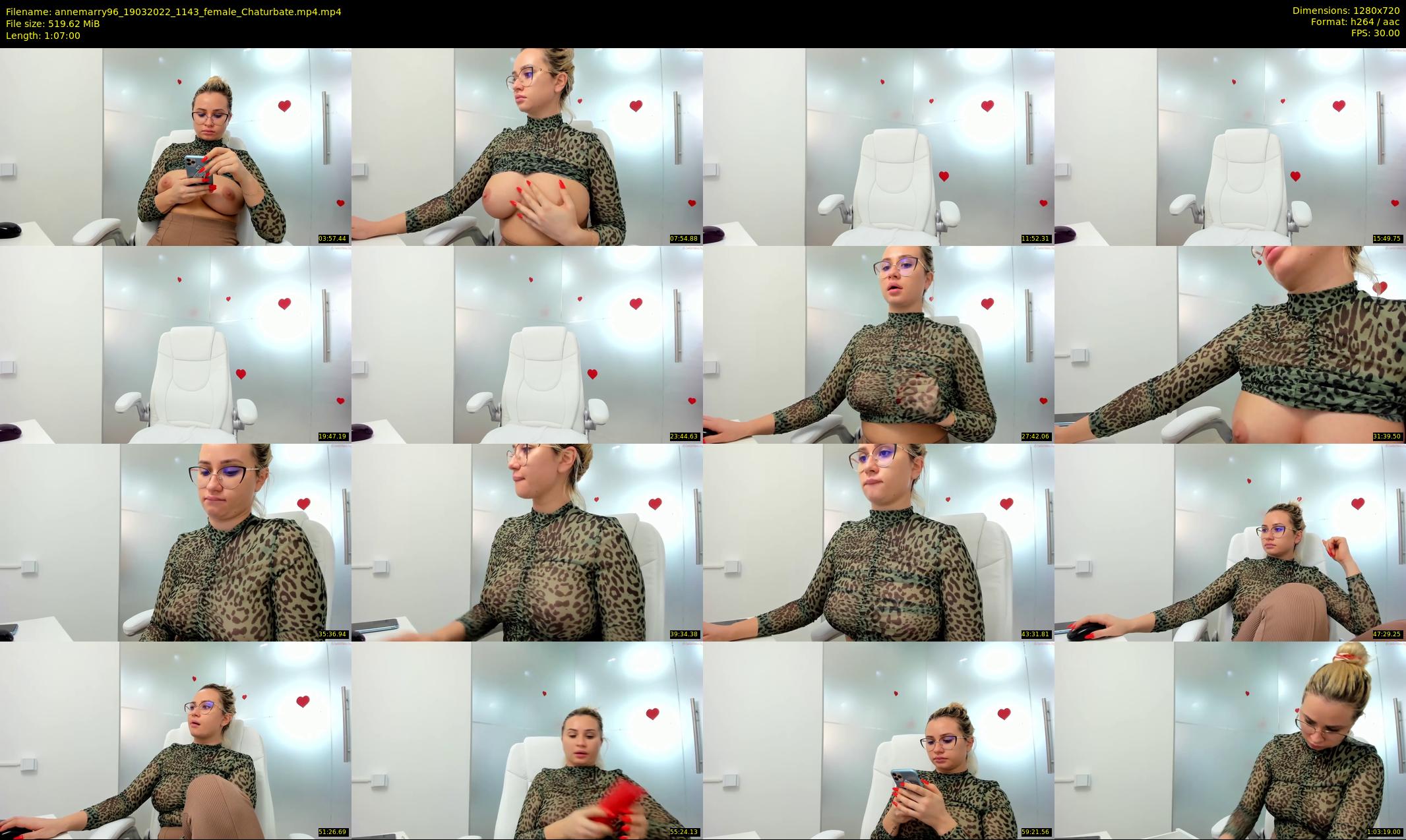 annemarry96 — 67 minute Chaturbate female cam show recording, 720p, Mar 19, 2022