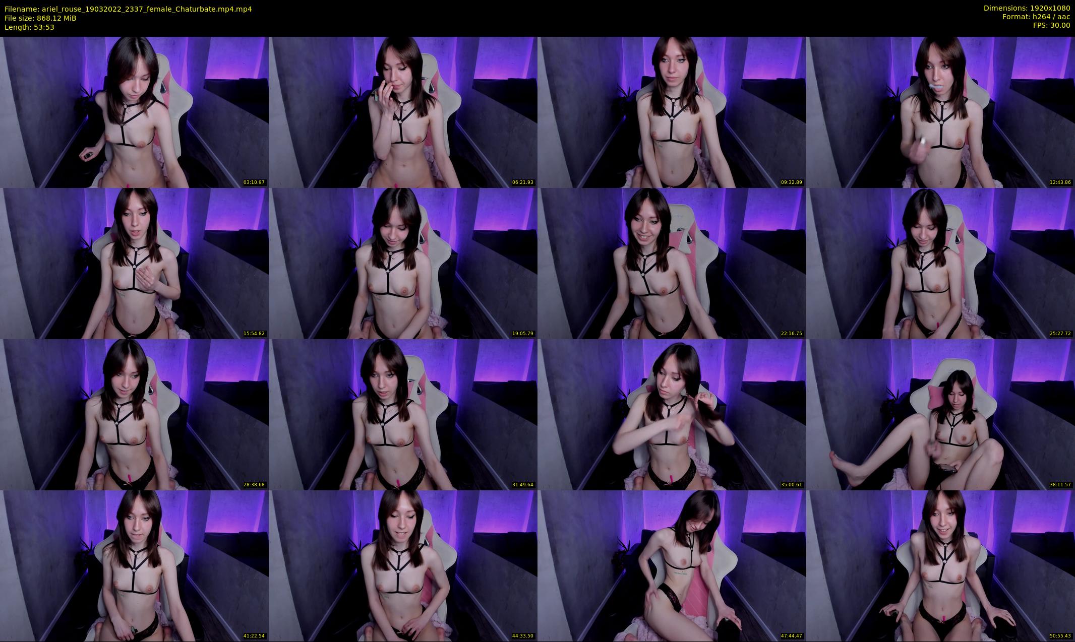 ariel_rouse — 54 minute Chaturbate female cam show recording, 1080p, Mar 19, 2022