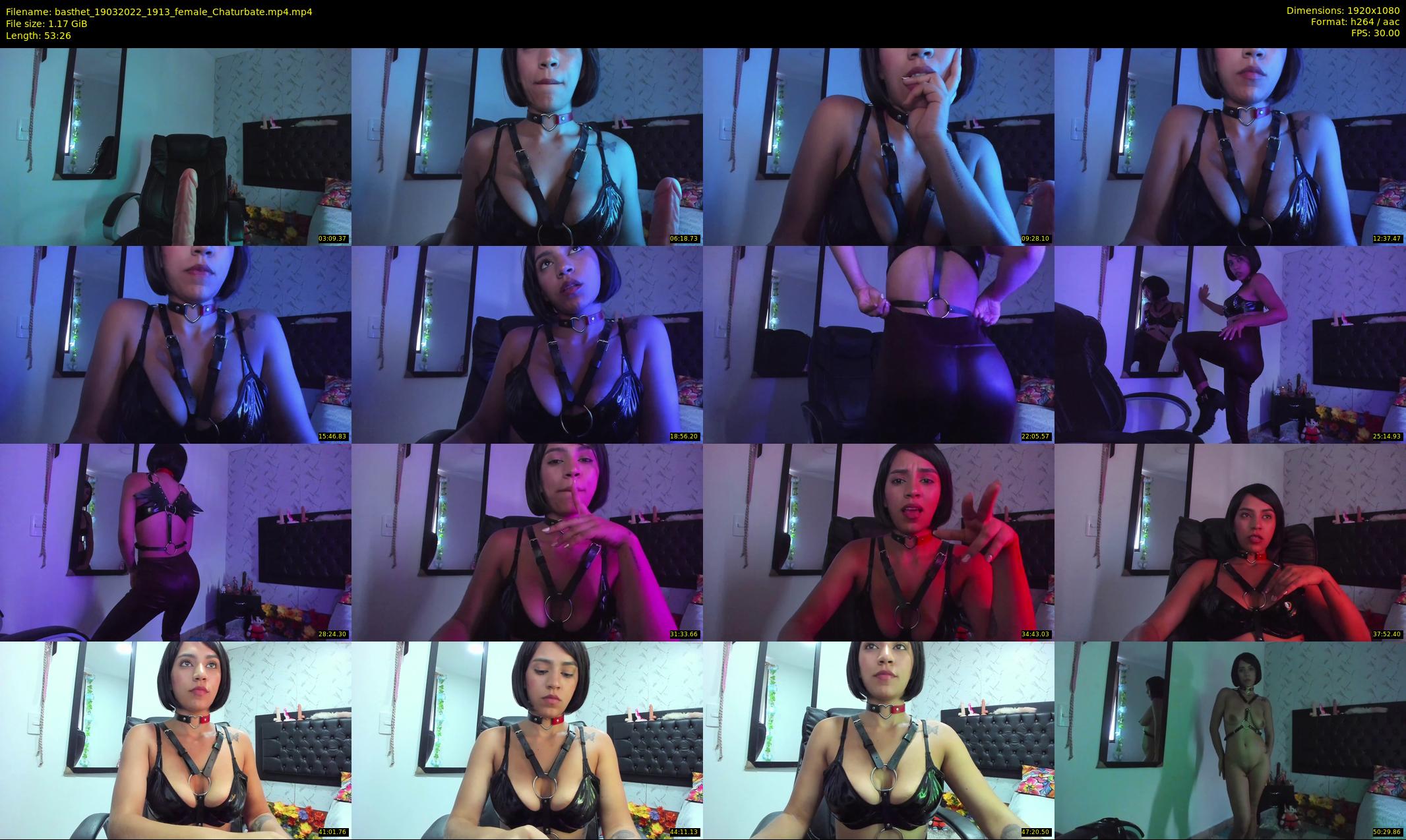 basthet — 54 minute Chaturbate female cam show recording, 1080p, Mar 19, 2022