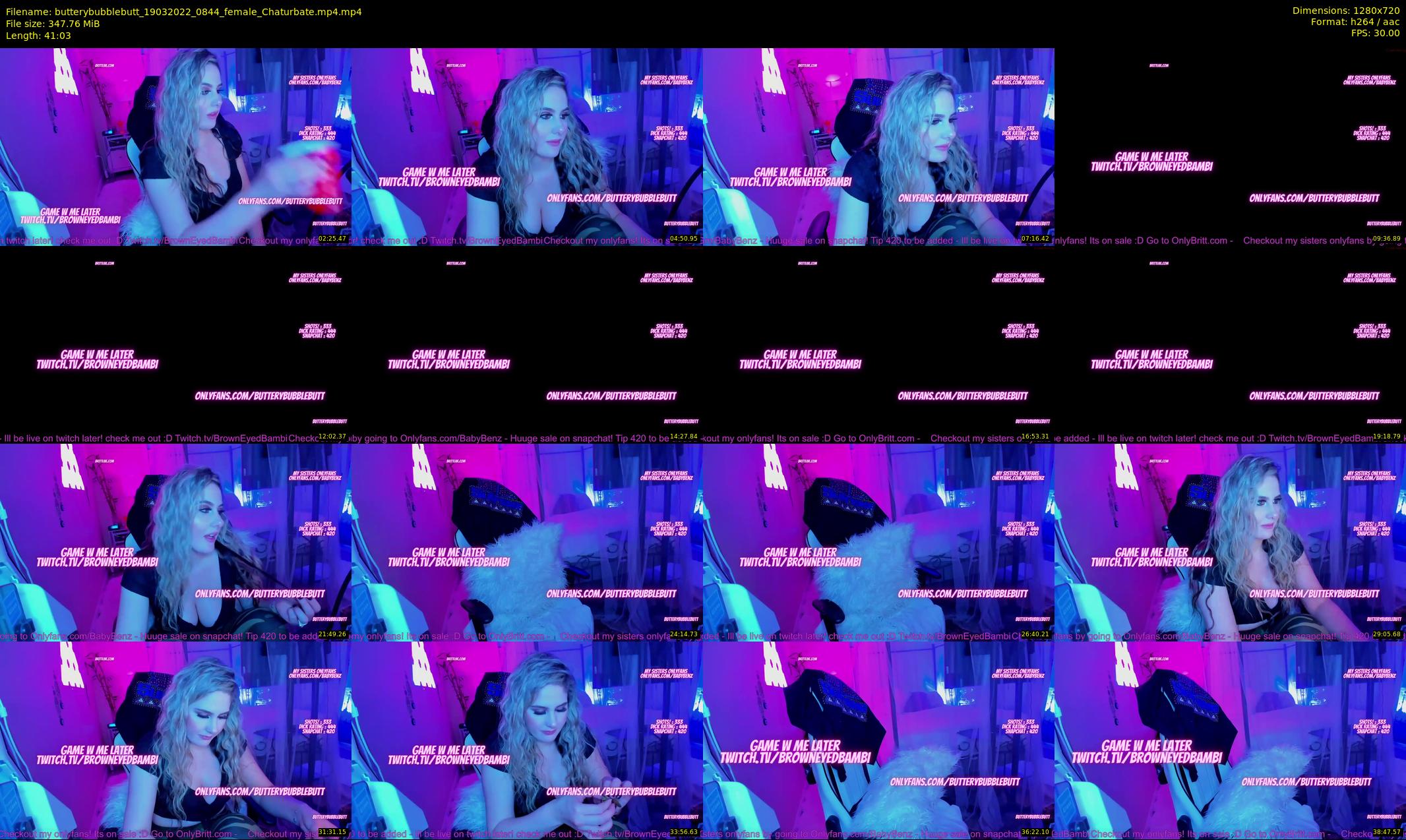 butterybubblebutt — 42 minute Chaturbate couple cam show recording, 720p, Mar 19, 2022