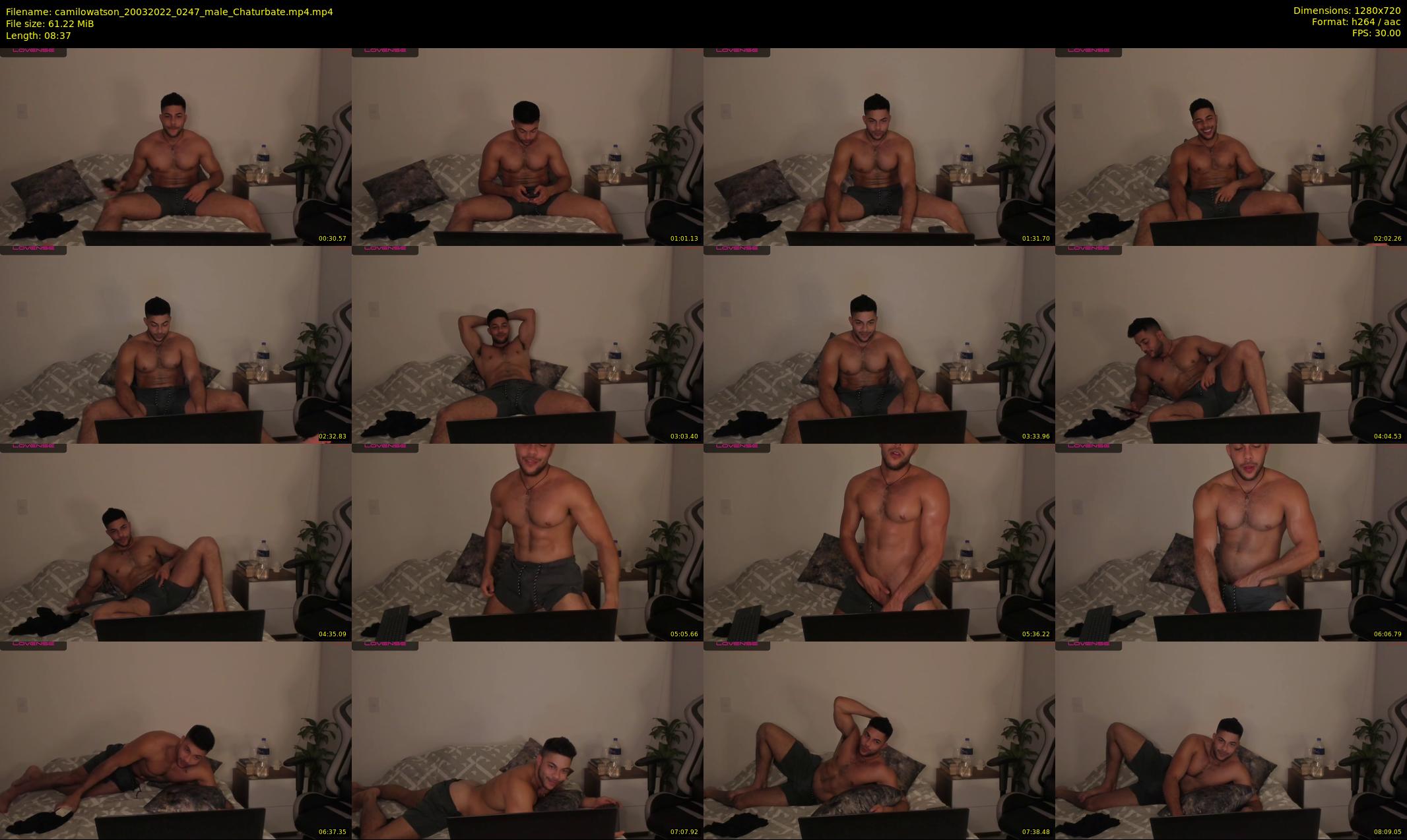 camilowatson — 9 minute Chaturbate male cam show recording, 720p, Mar 20, 2022