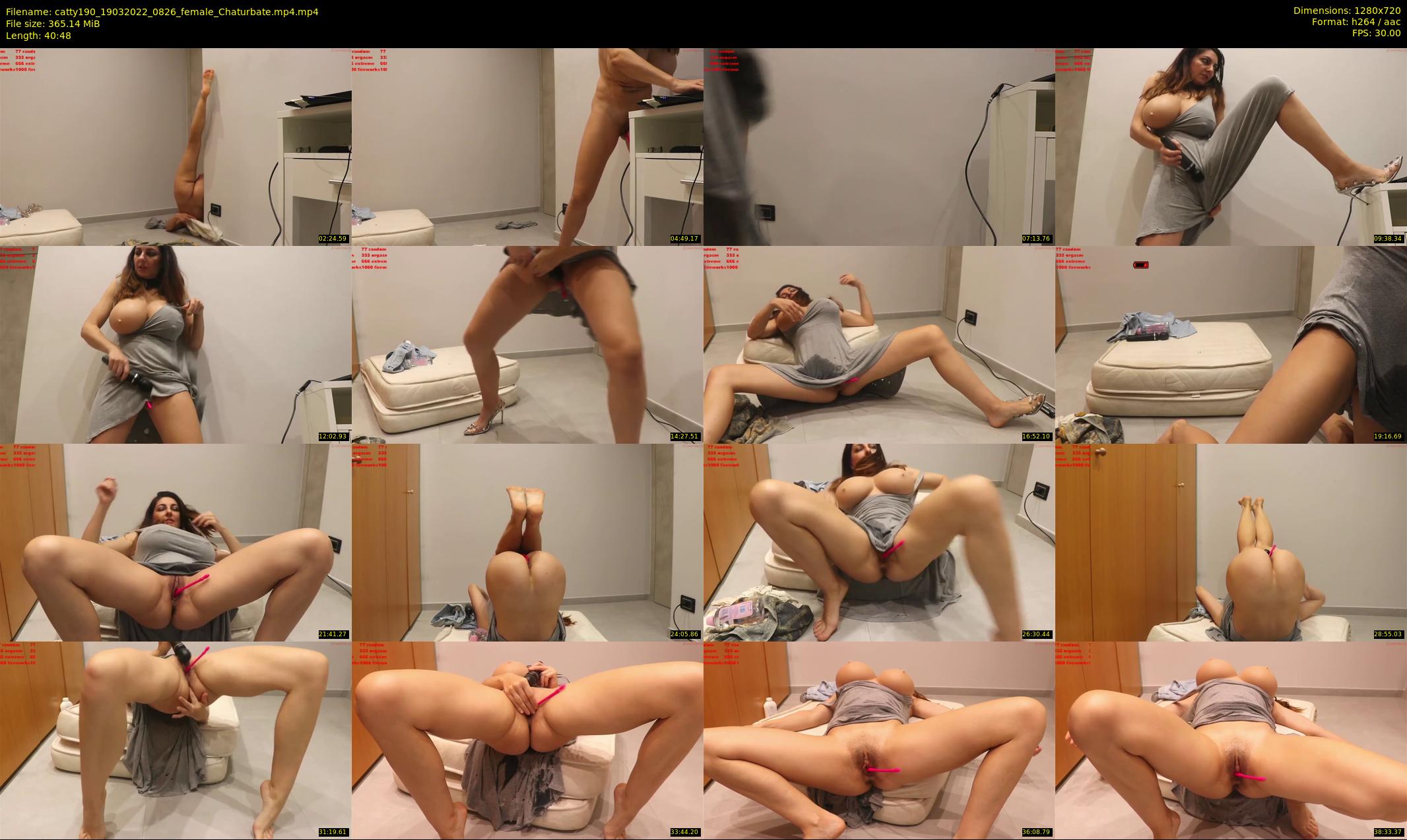 catty190 — 41 minute Chaturbate female cam show recording, 720p, Mar 19, 2022