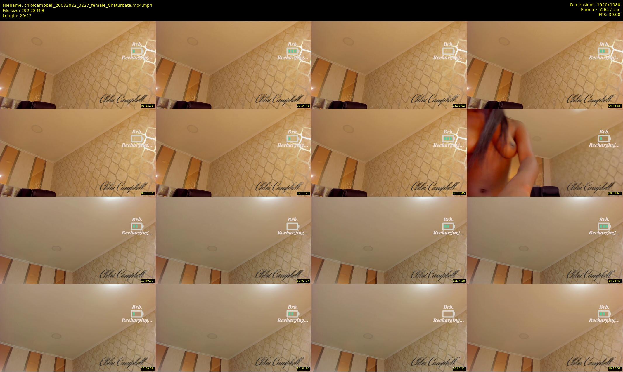 chloicampbell — 21 minute Chaturbate female cam show recording, 1080p, Mar 20, 2022
