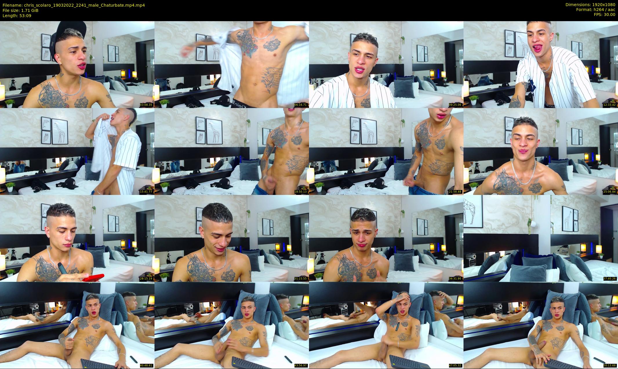 chris_scolaro — 54 minute Chaturbate male cam show recording, 1080p, Mar 19, 2022