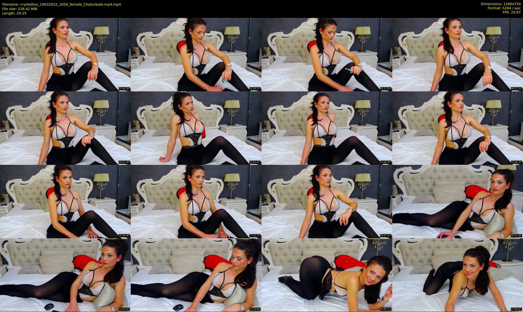crystallluv — 30 minute Chaturbate female cam show recording, 720p, Mar 19, 2022