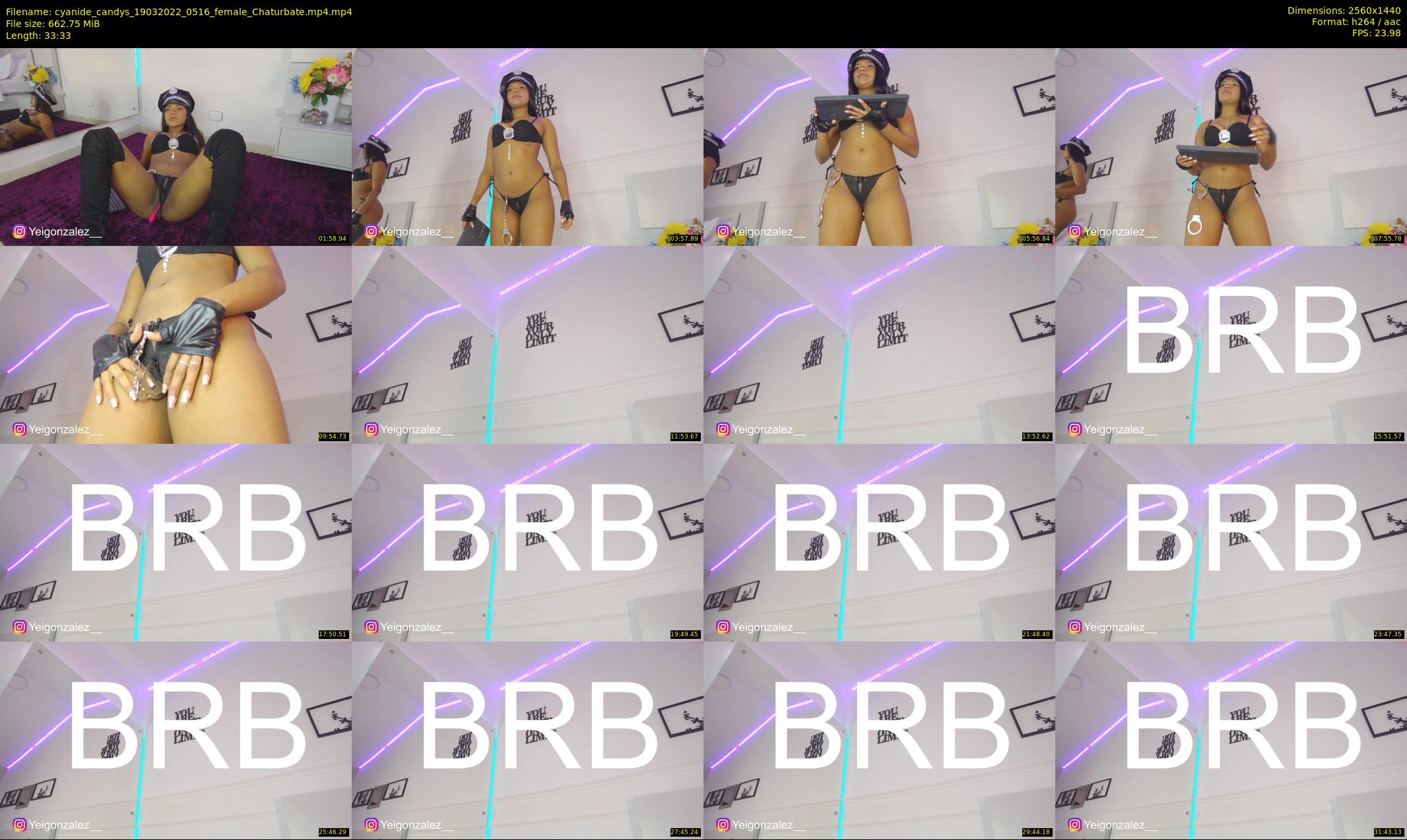 cyanide_candys — 34 minute Chaturbate female cam show recording, 1080p, Mar 19, 2022