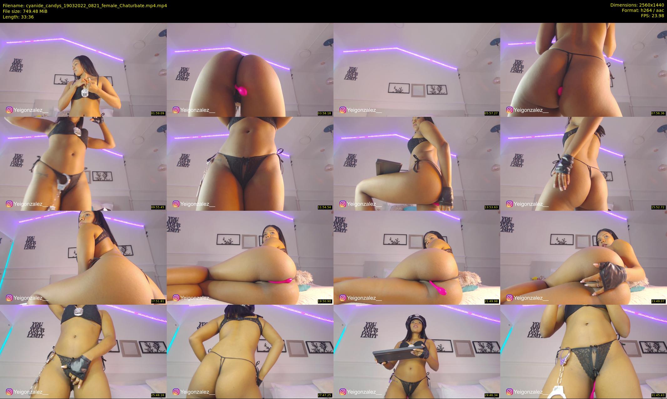 cyanide_candys — 34 minute Chaturbate female cam show recording, 1080p, Mar 19, 2022