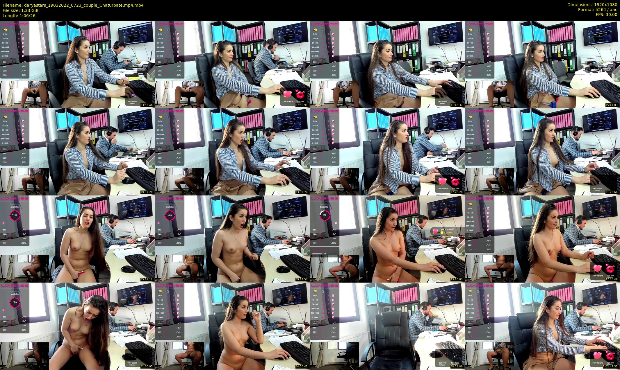daryastars — 67 minute Chaturbate couple cam show recording, 1080p, Mar 19, 2022