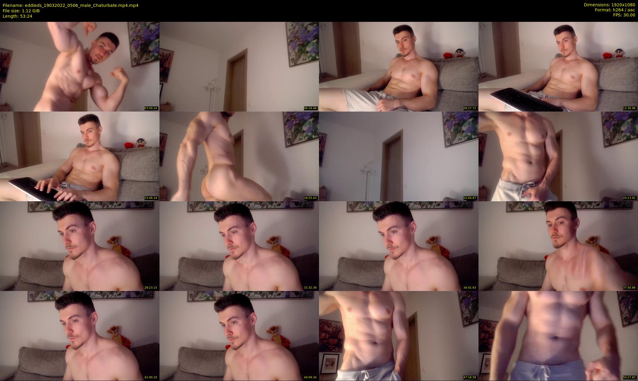 eddieds — 54 minute Chaturbate male cam show recording, 1080p, Mar 19, 2022