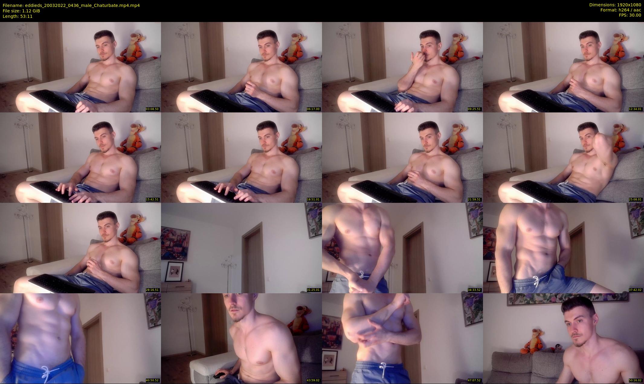 eddieds — 54 minute Chaturbate male cam show recording, 1080p, Mar 20, 2022