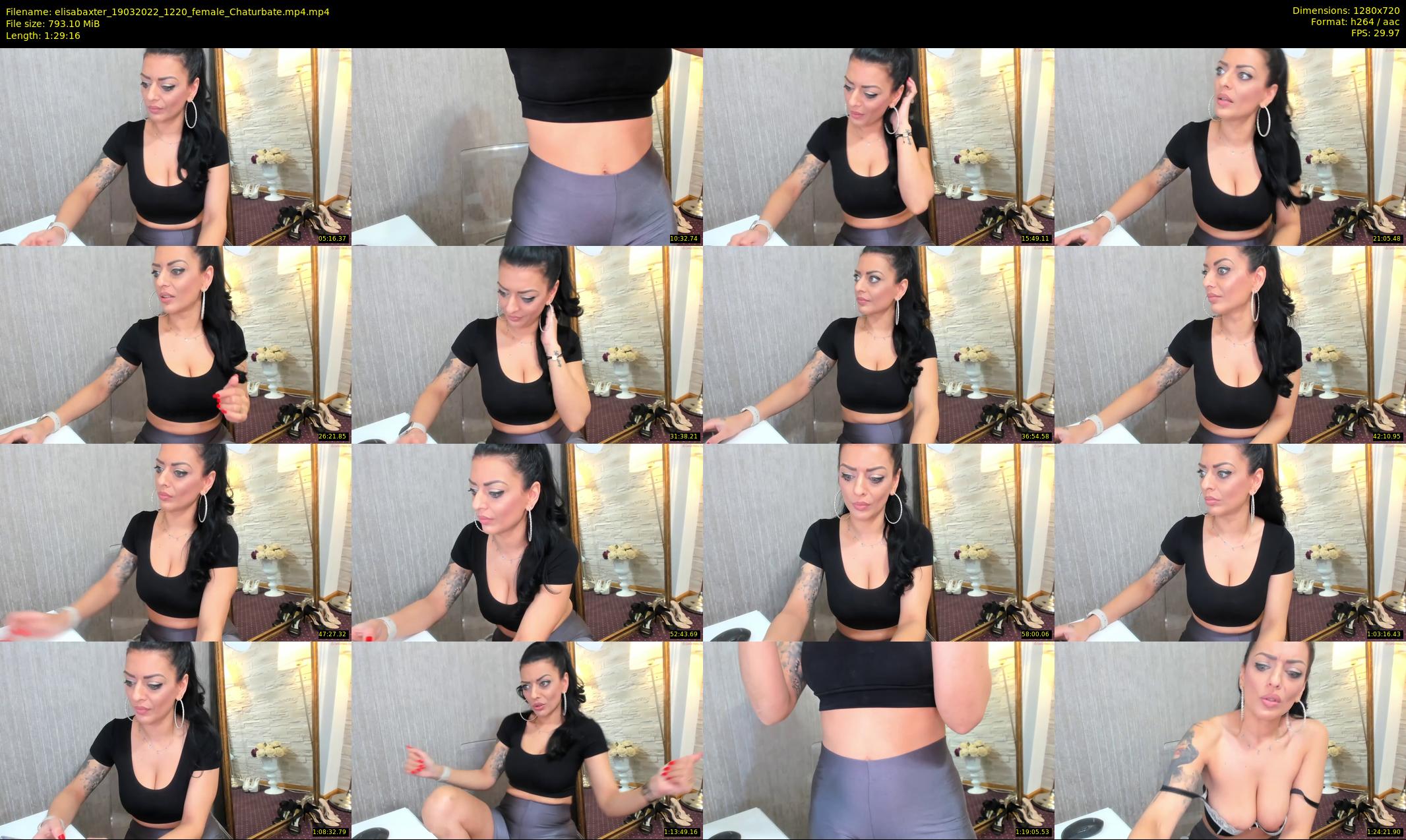 elisabaxter — 90 minute Chaturbate female cam show recording, 720p, Mar 19, 2022