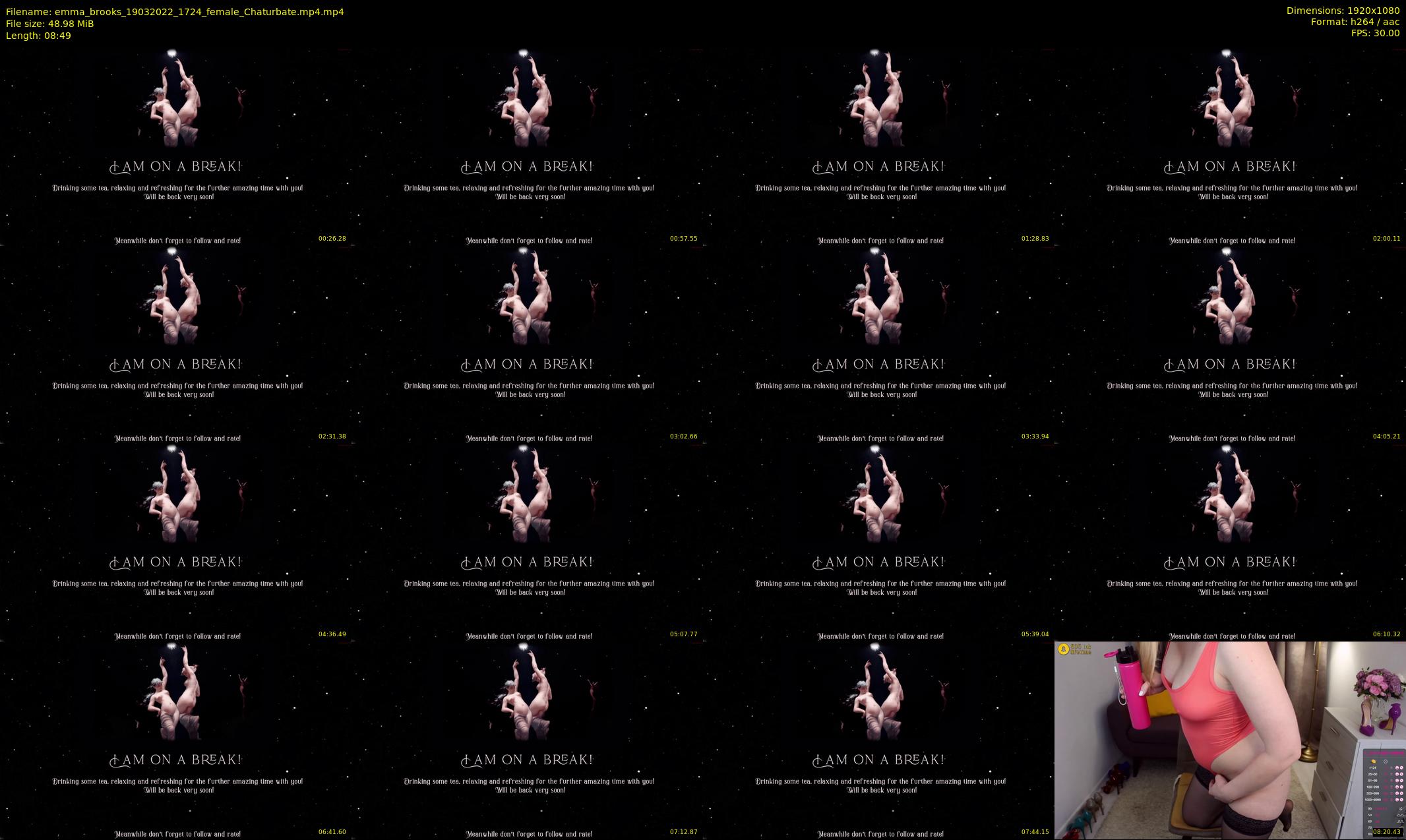 emma_brooks — 9 minute Chaturbate female cam show recording, 1080p, Mar 19, 2022