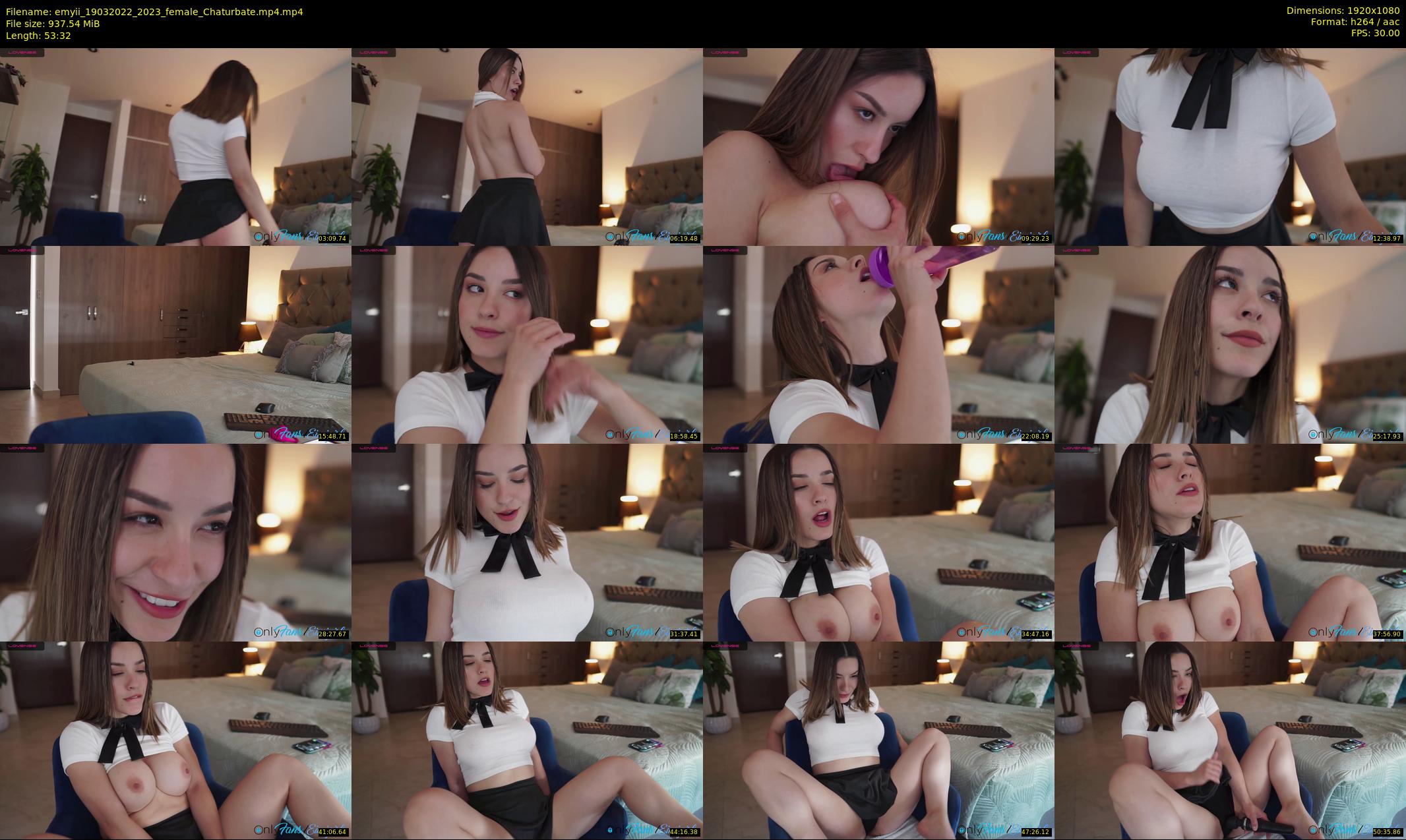 emyii — 54 minute Chaturbate female cam show recording, 1080p, Mar 19, 2022