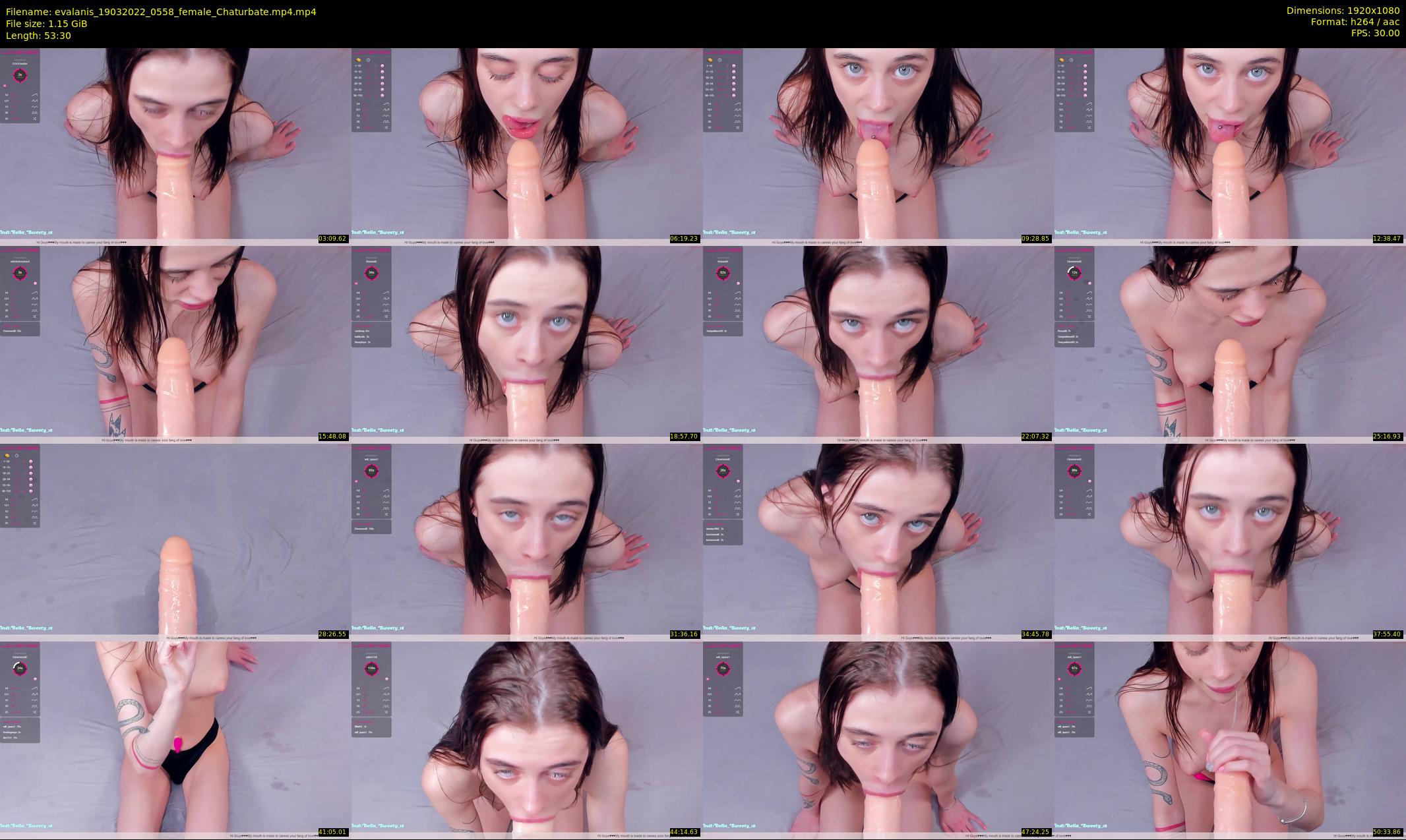 evalanis — 54 minute Chaturbate couple cam show recording, 1080p, Mar 19, 2022