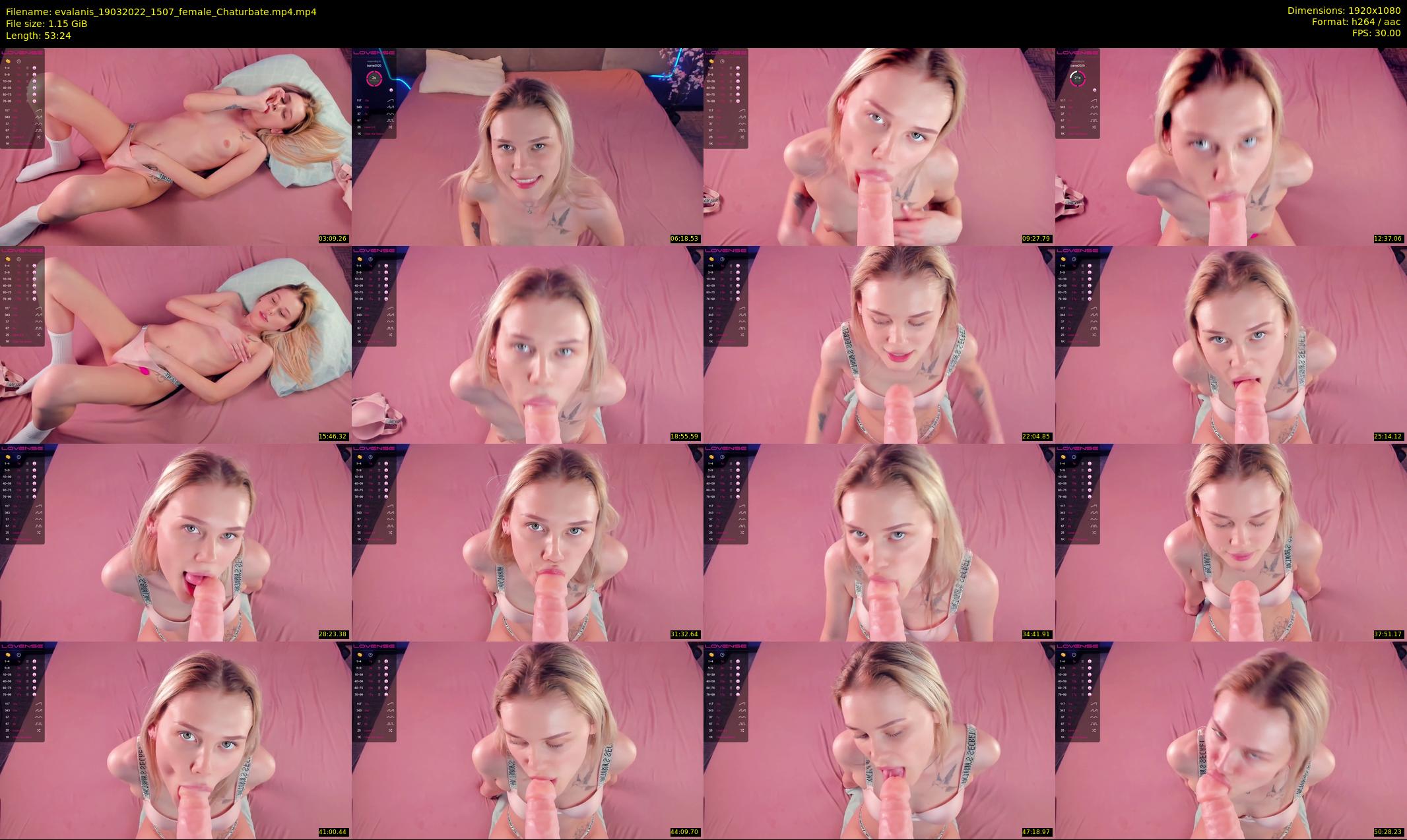 evalanis — 54 minute Chaturbate couple cam show recording, 1080p, Mar 19, 2022