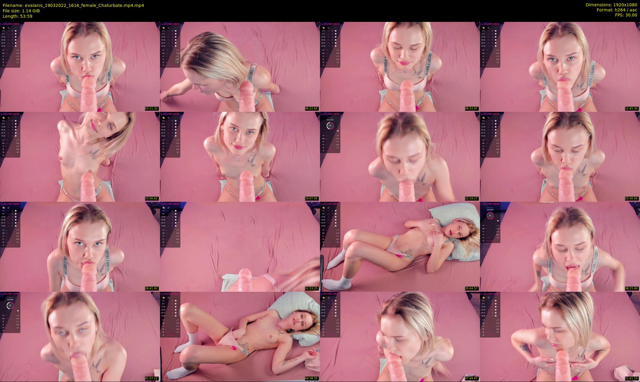 evalanis — 54 minute Chaturbate couple cam show recording, 1080p, Mar 19, 2022