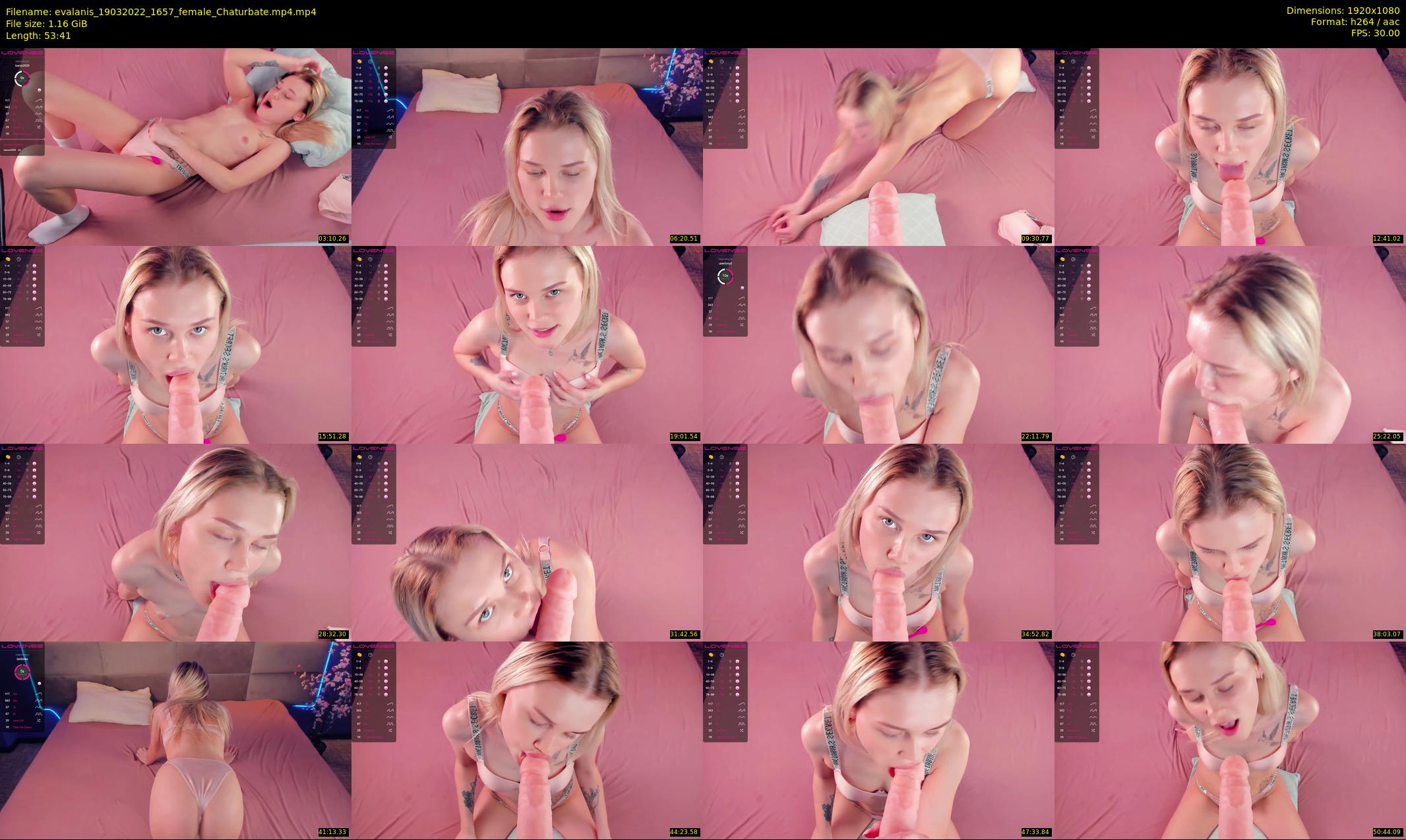 evalanis — 54 minute Chaturbate couple cam show recording, 1080p, Mar 19, 2022