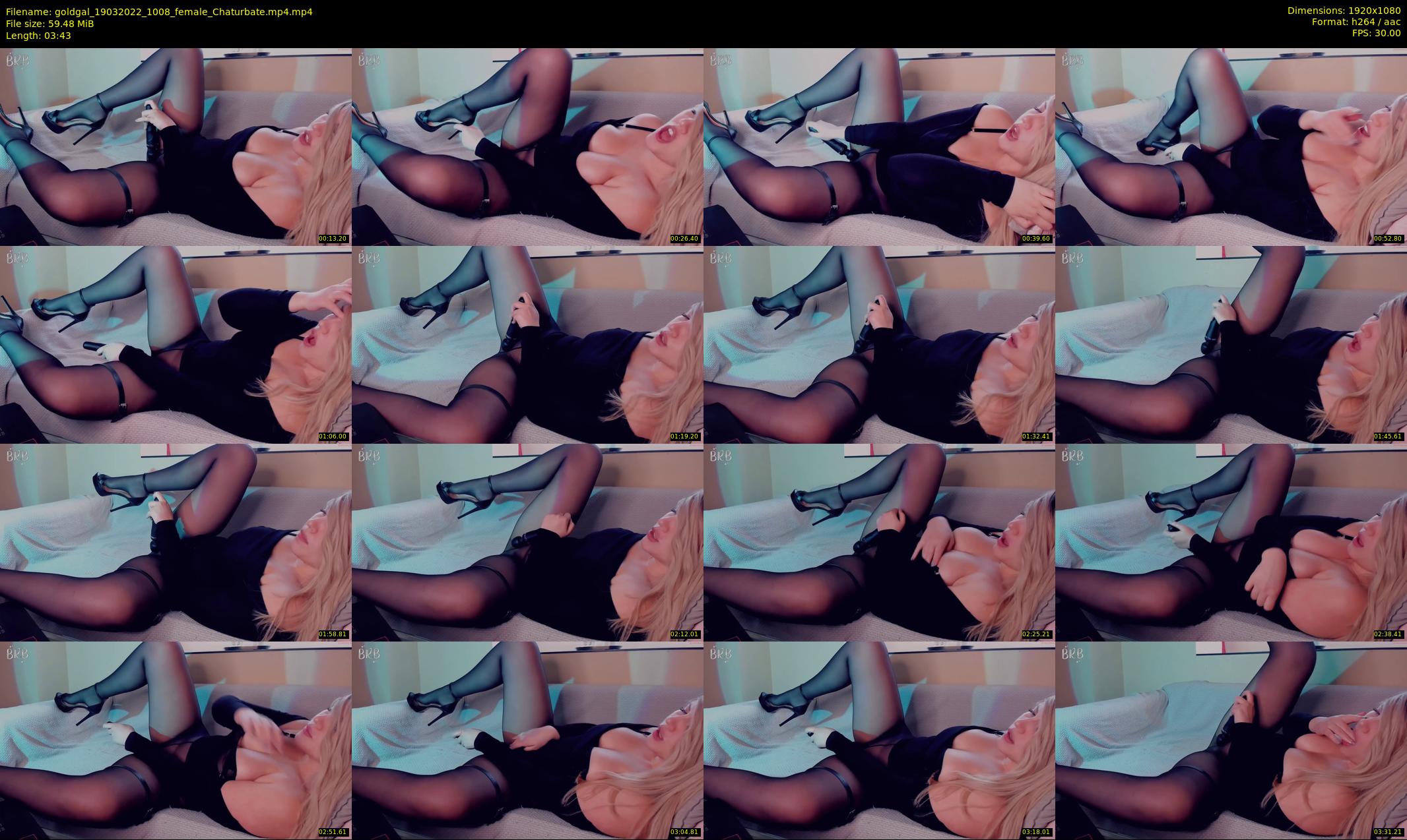 goldgal — 4 minute Chaturbate female cam show recording, 1080p, Mar 19, 2022