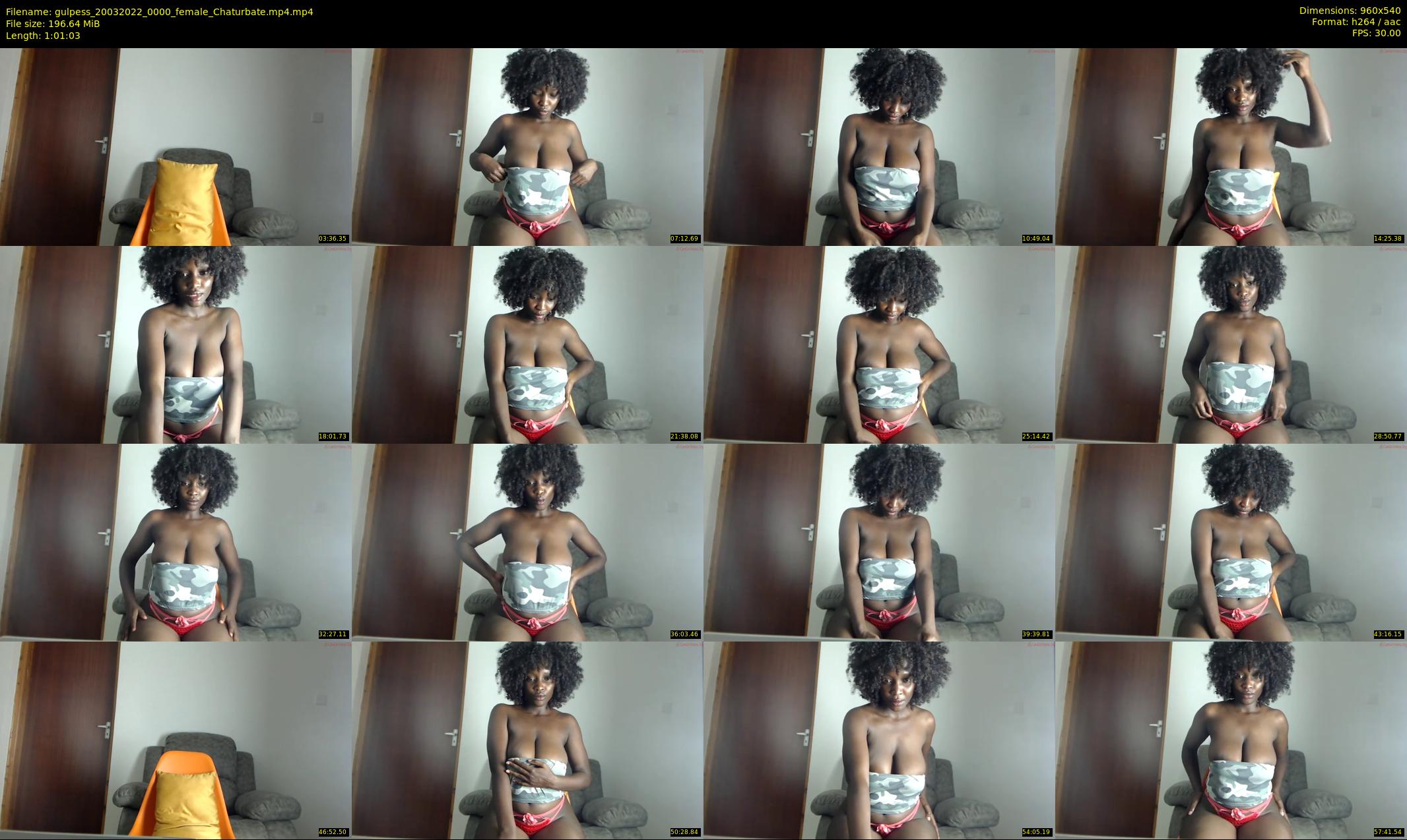 gulpess — 62 minute Chaturbate female cam show recording, 480p, Mar 20, 2022
