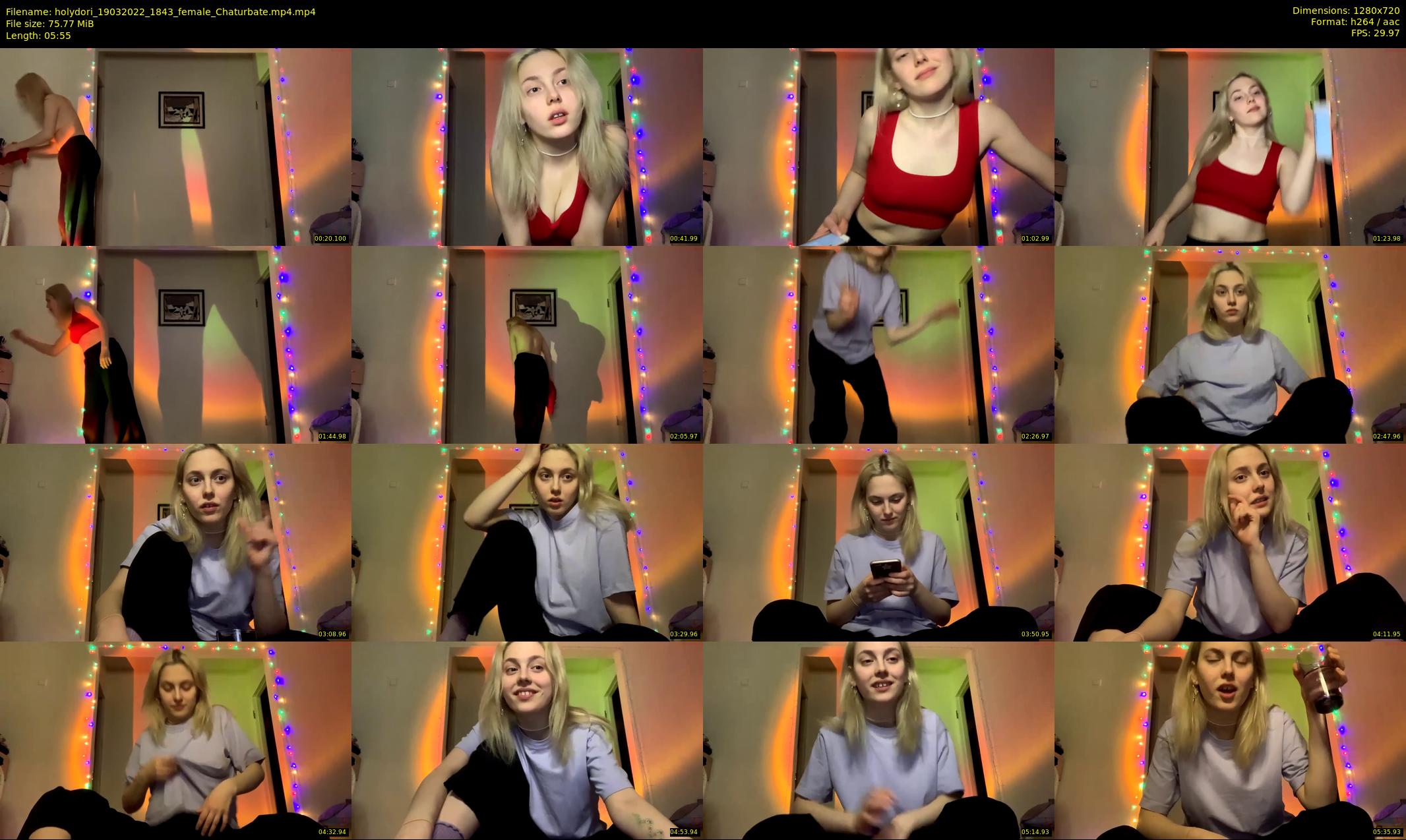 holydori — 6 minute Chaturbate female cam show recording, 720p, Mar 19, 2022