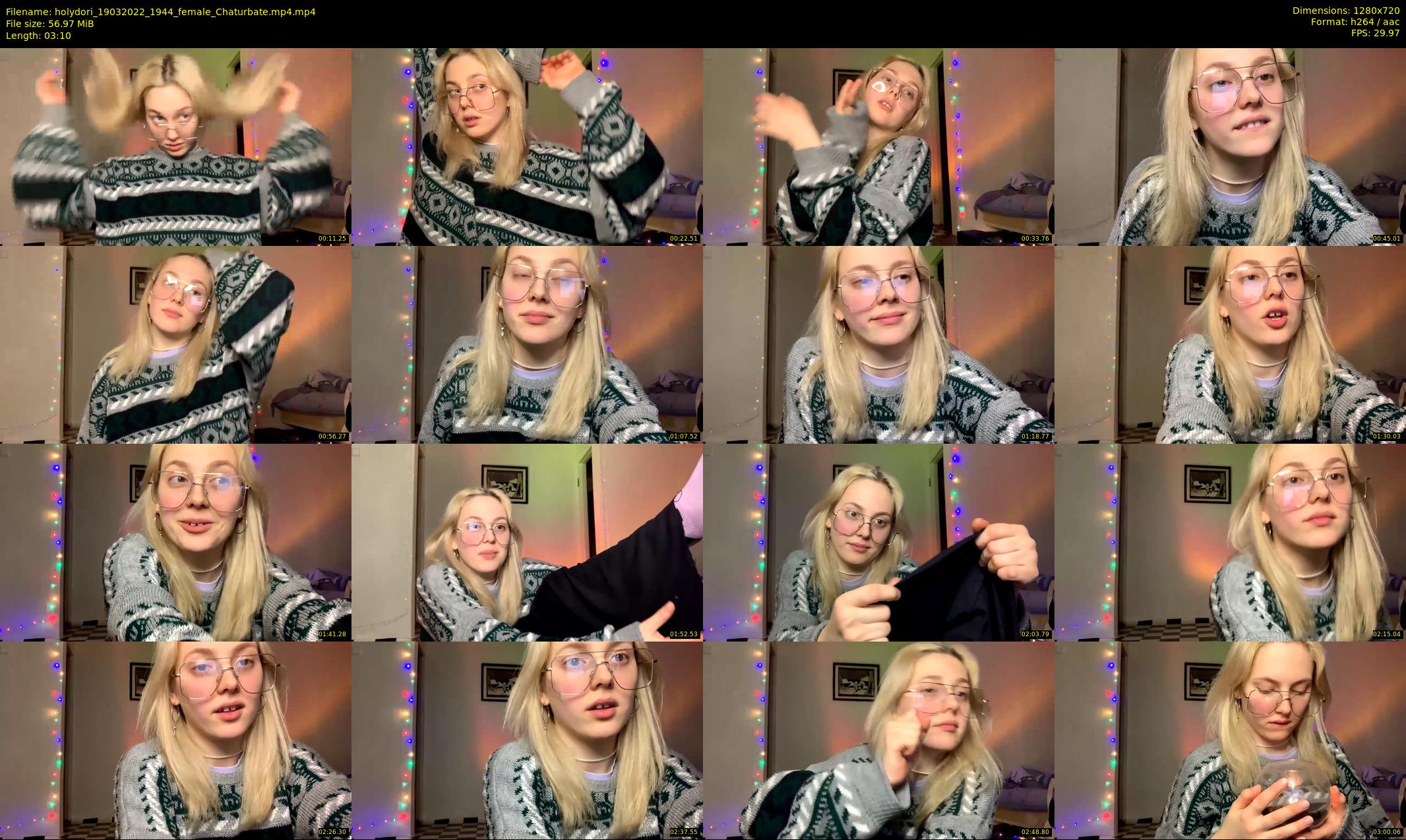 holydori — 4 minute Chaturbate female cam show recording, 720p, Mar 19, 2022