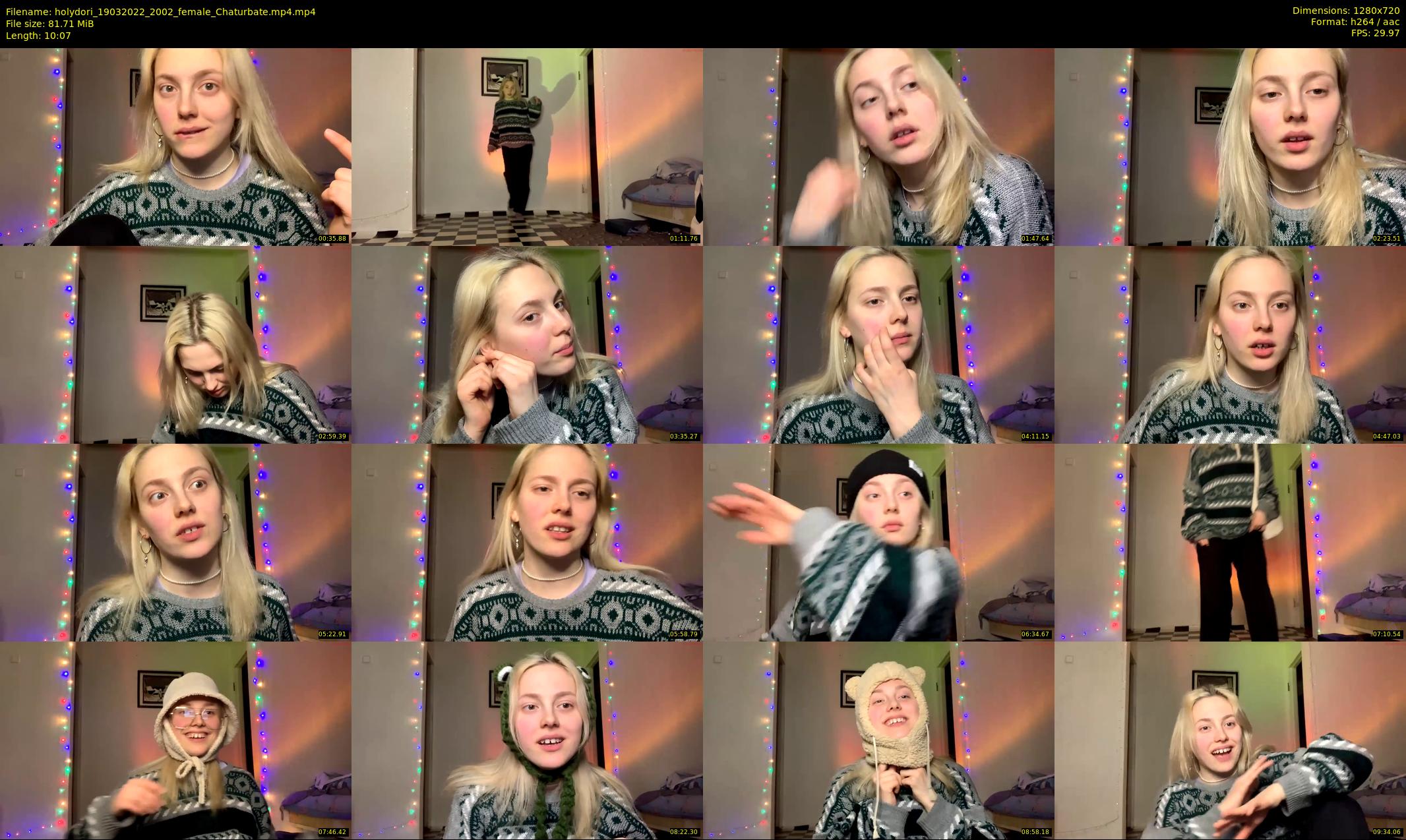 holydori — 11 minute Chaturbate female cam show recording, 720p, Mar 19, 2022