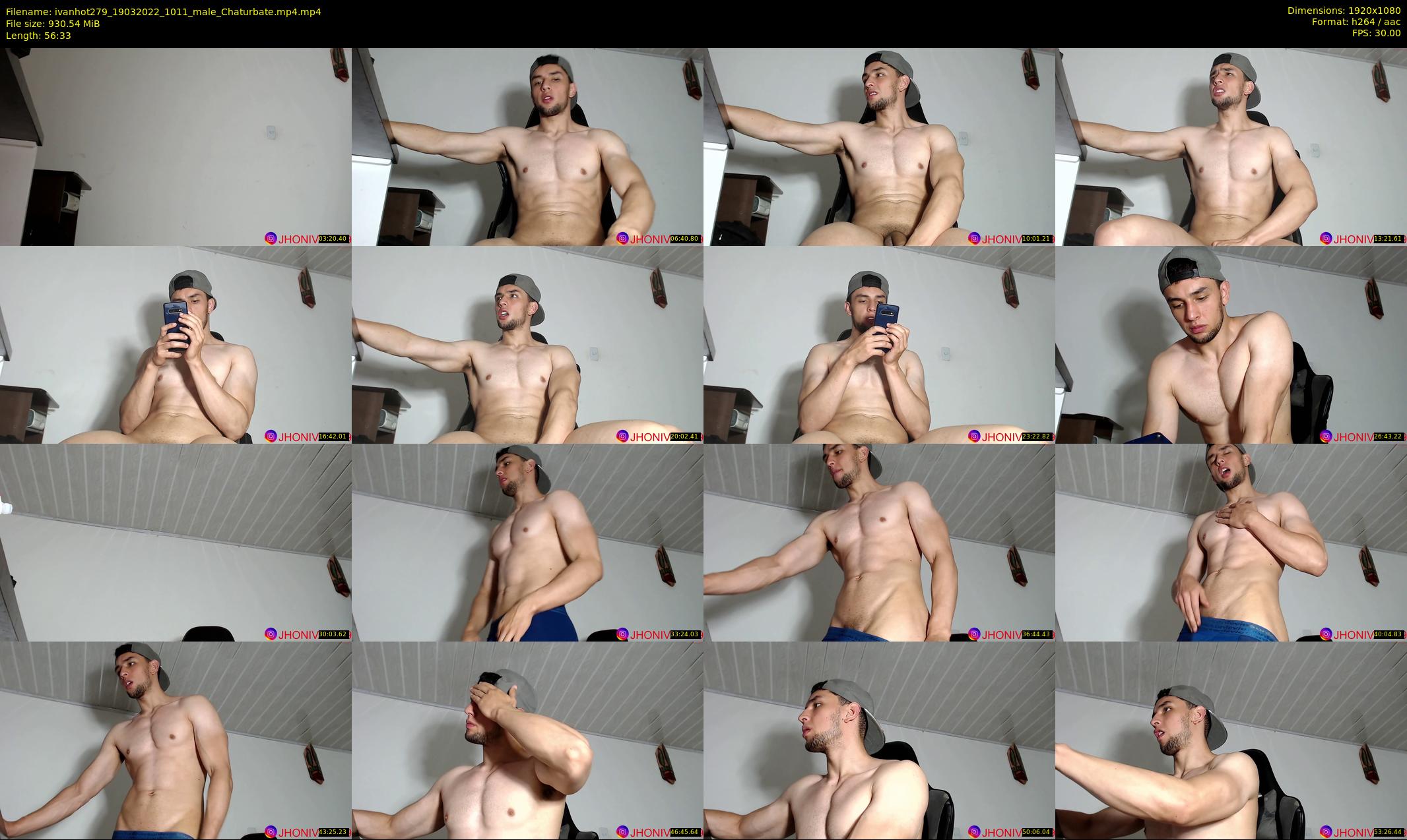 ivanhot279 — 57 minute Chaturbate male cam show recording, 1080p, Mar 19, 2022