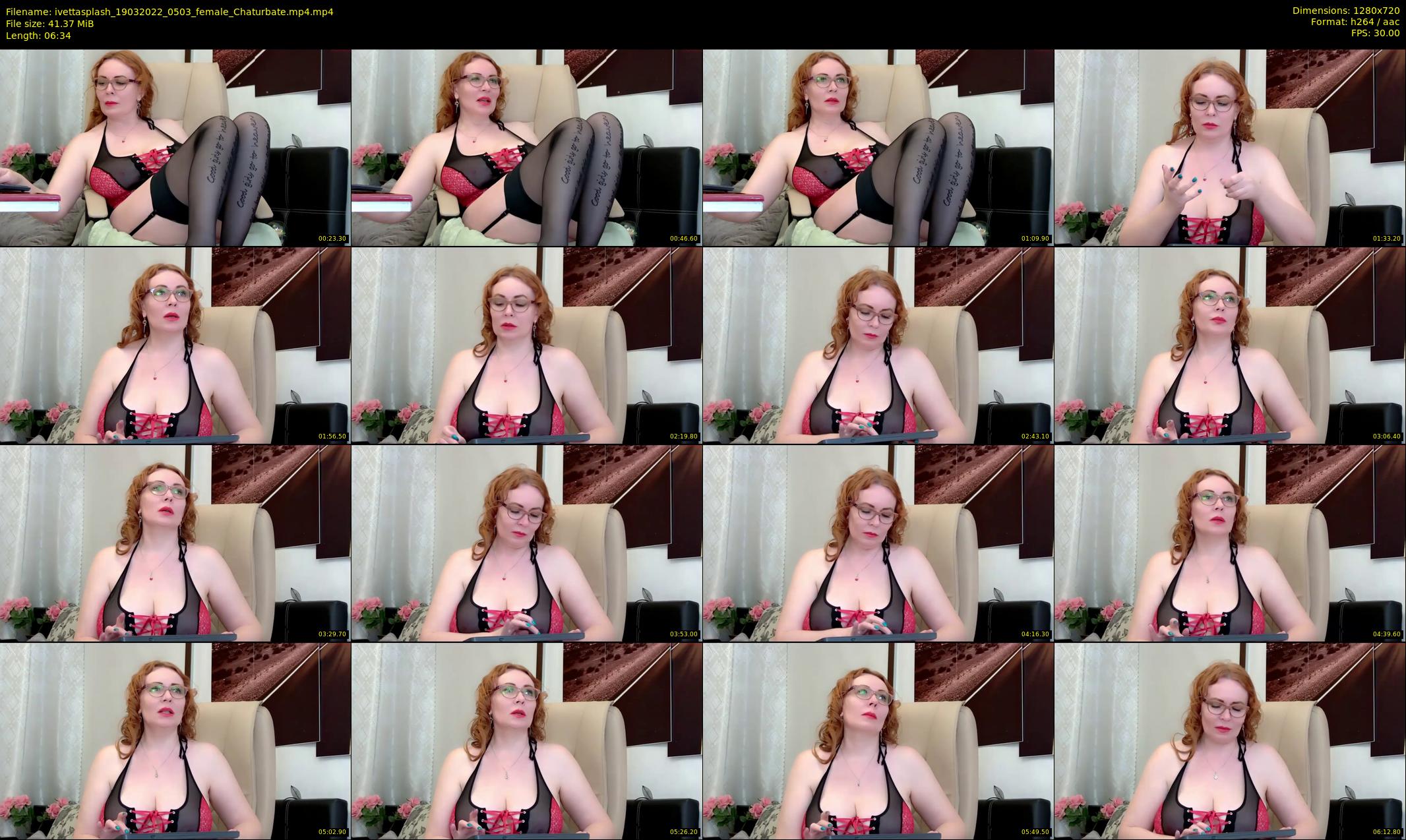 ivettasplash — 7 minute Chaturbate female cam show recording, 720p, Mar 19, 2022