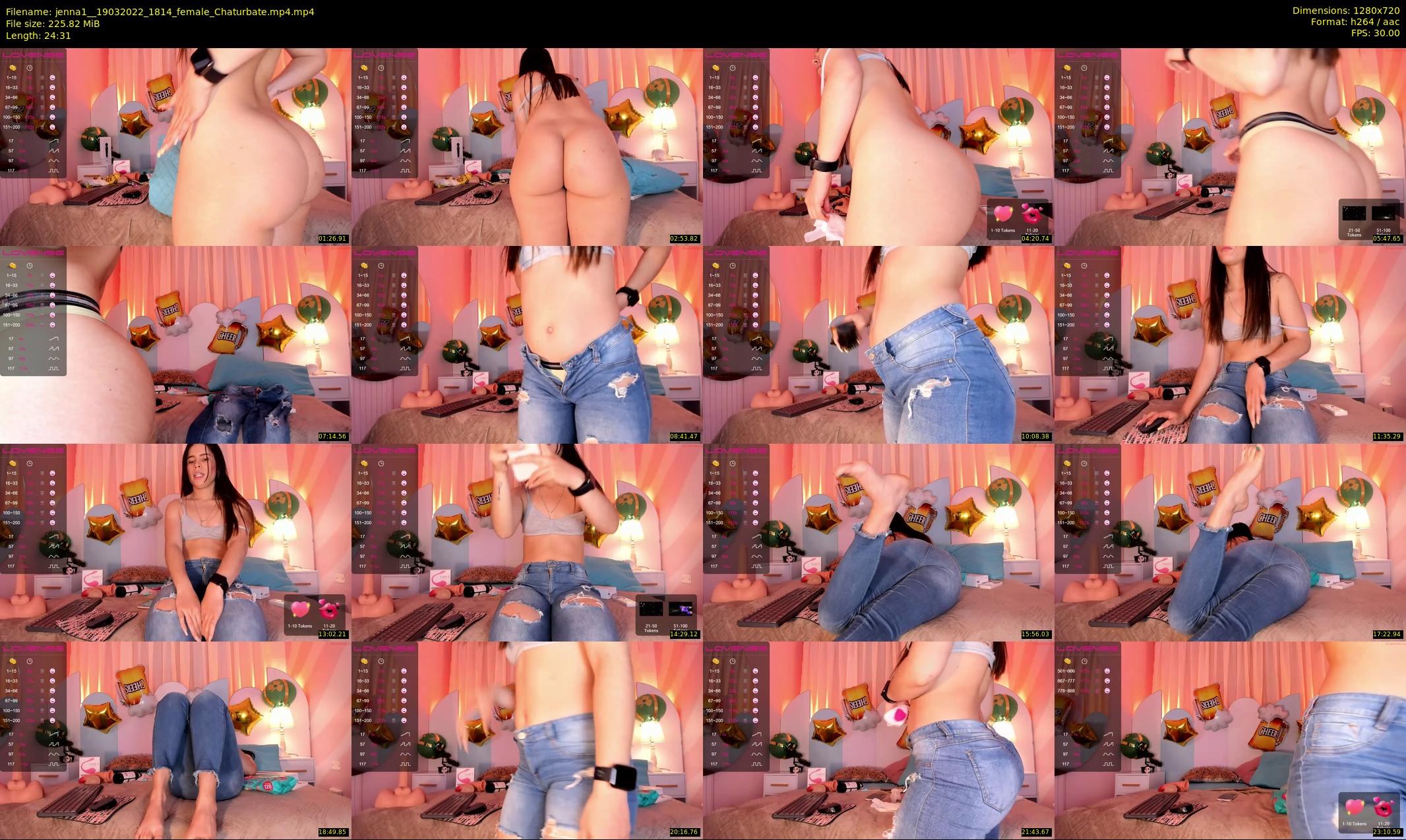 jenna1_ — 25 minute Chaturbate female cam show recording, 720p, Mar 19, 2022