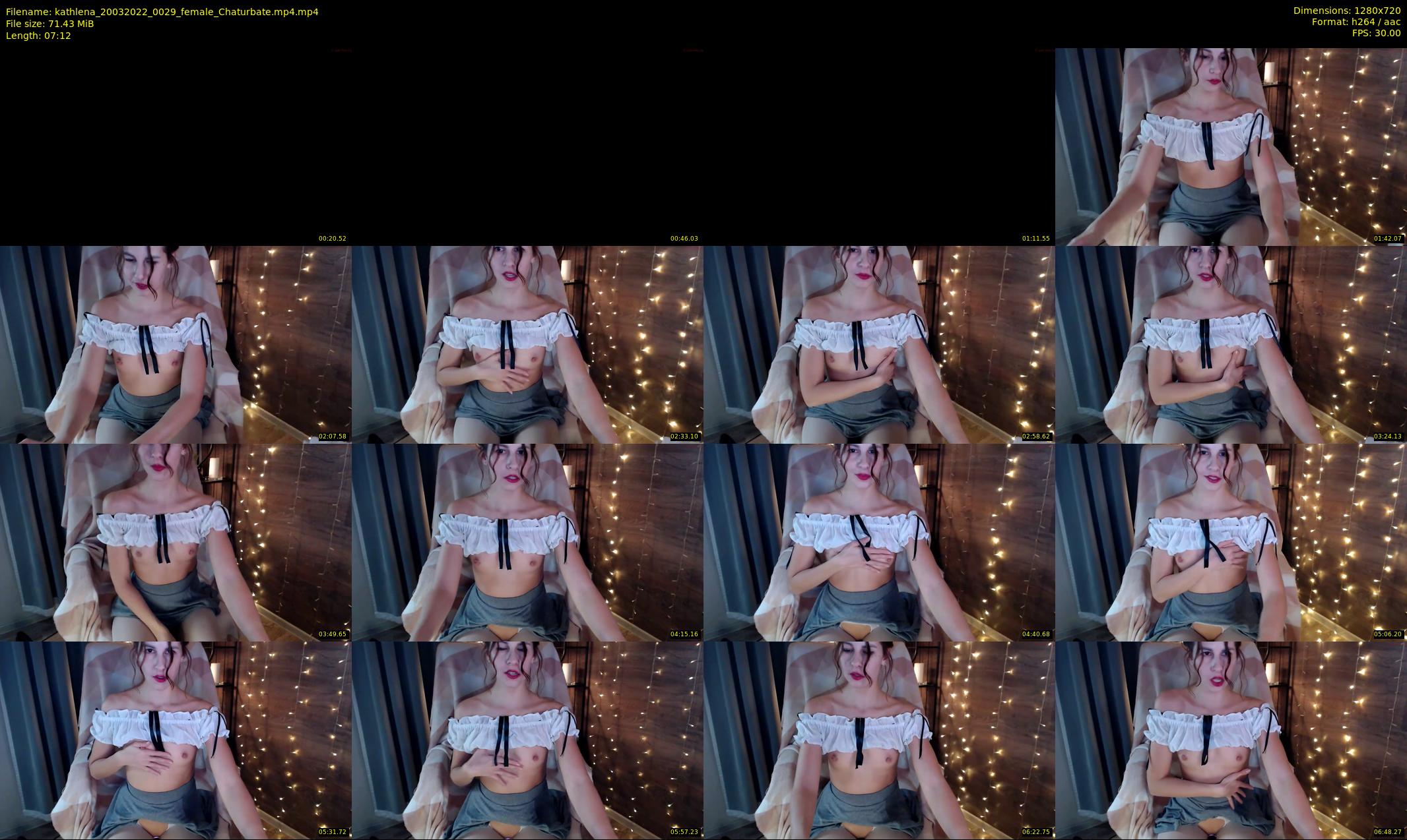 kathlena — 8 minute Chaturbate female cam show recording, 720p, Mar 20, 2022