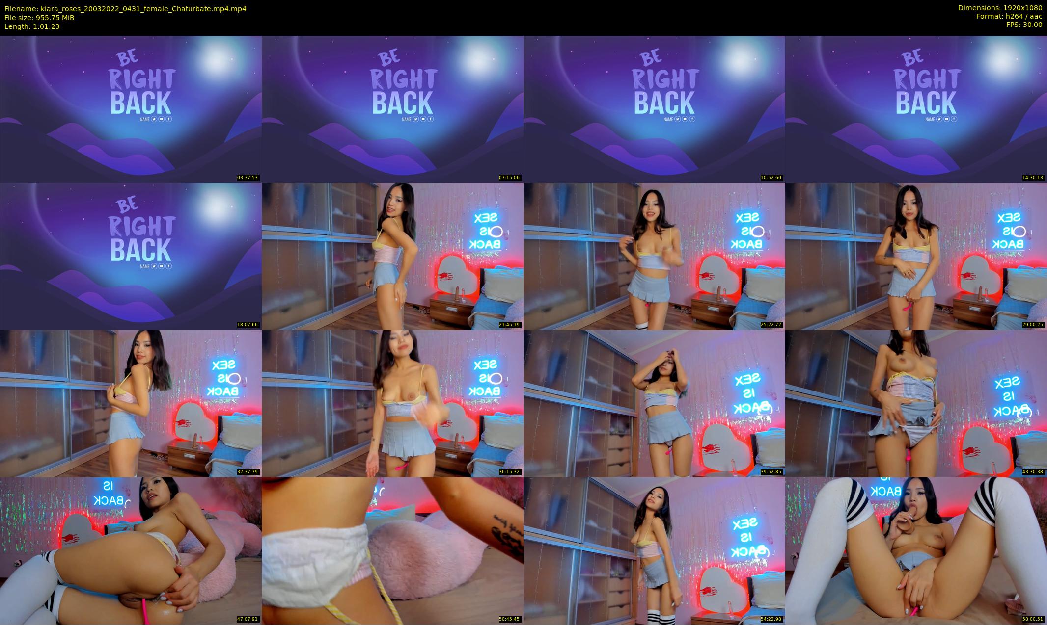 kiara_roses — 62 minute Chaturbate female cam show recording, 1080p, Mar 20, 2022