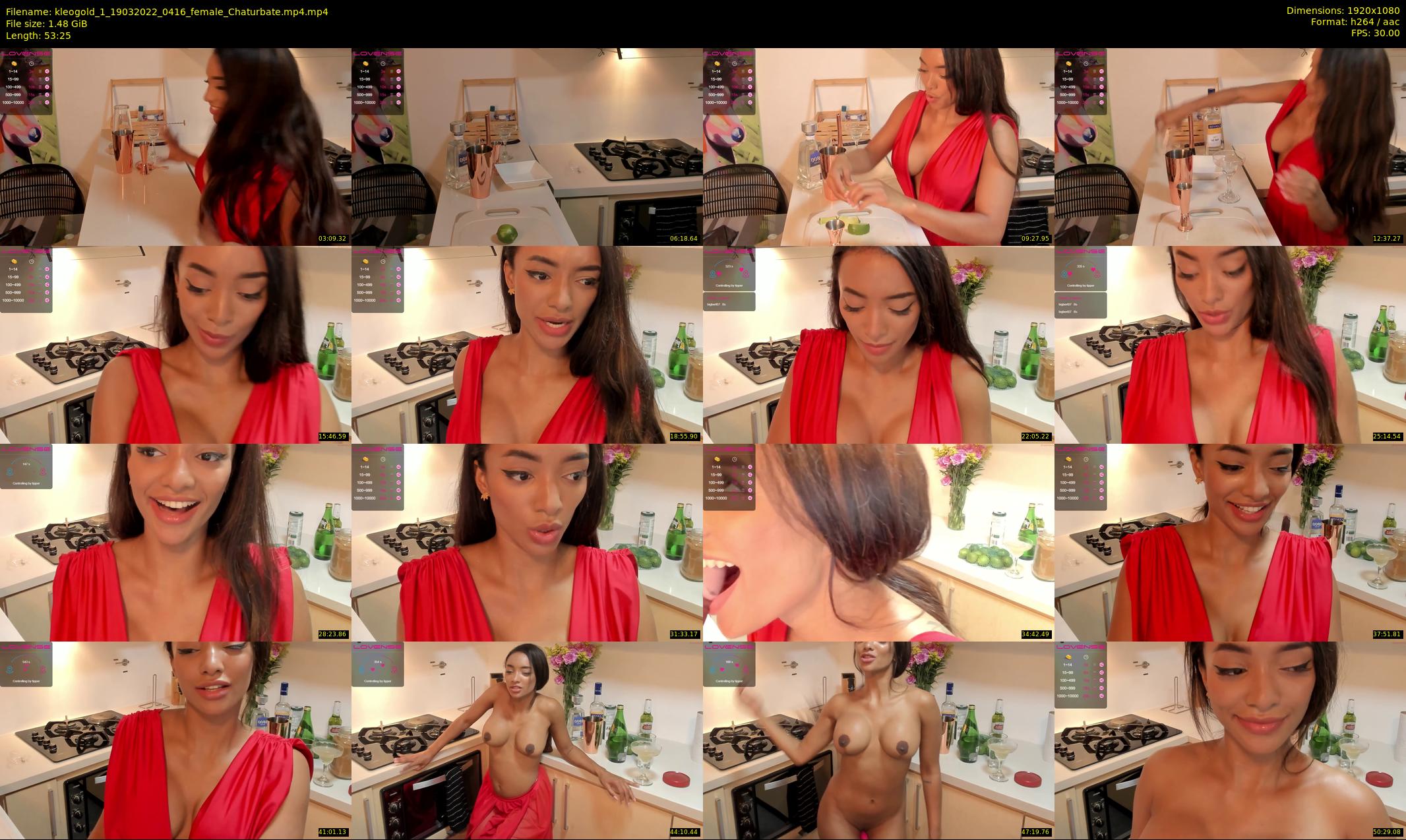 kleogold_1 — 54 minute Chaturbate female cam show recording, 1080p, Mar 19, 2022