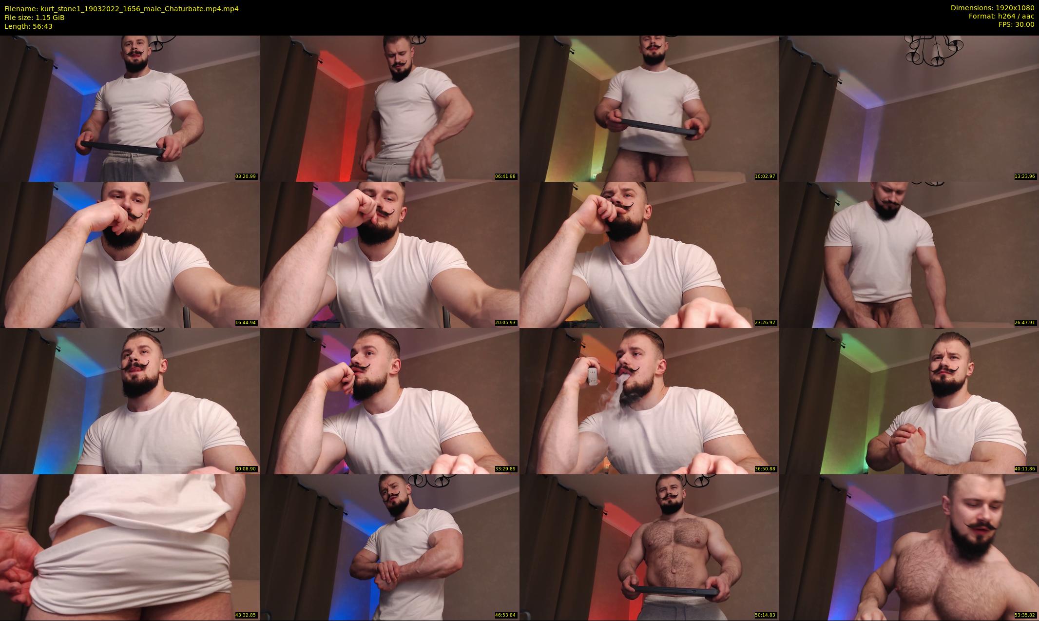 kurt_stone1 — 57 minute Chaturbate male cam show recording, 1080p, Mar 19, 2022