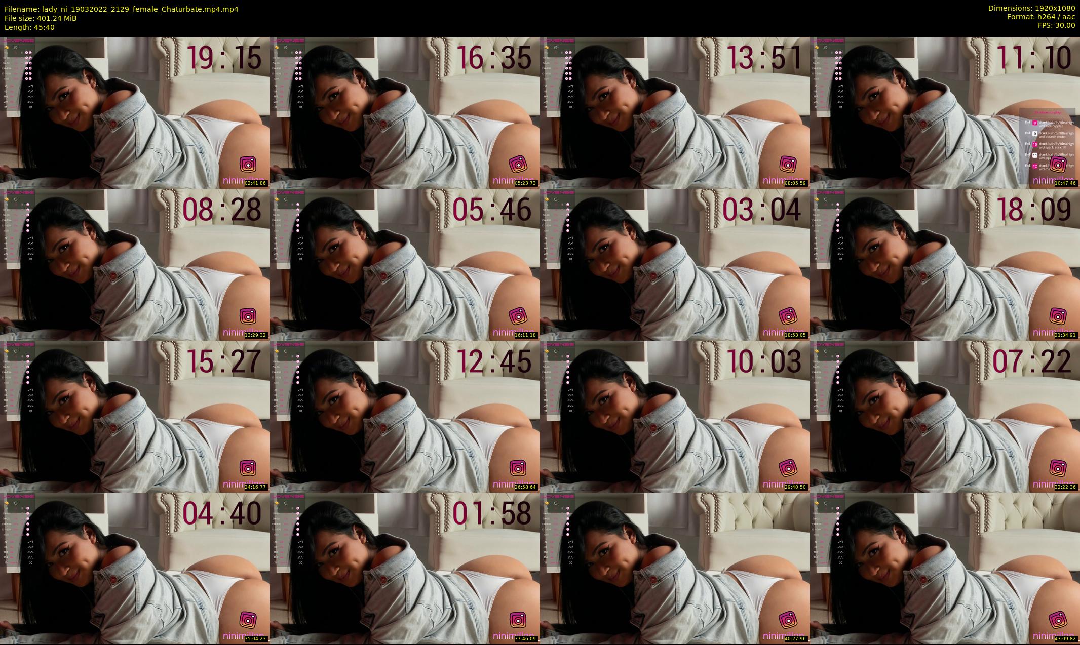 lady_ni — 46 minute Chaturbate female cam show recording, 1080p, Mar 19, 2022