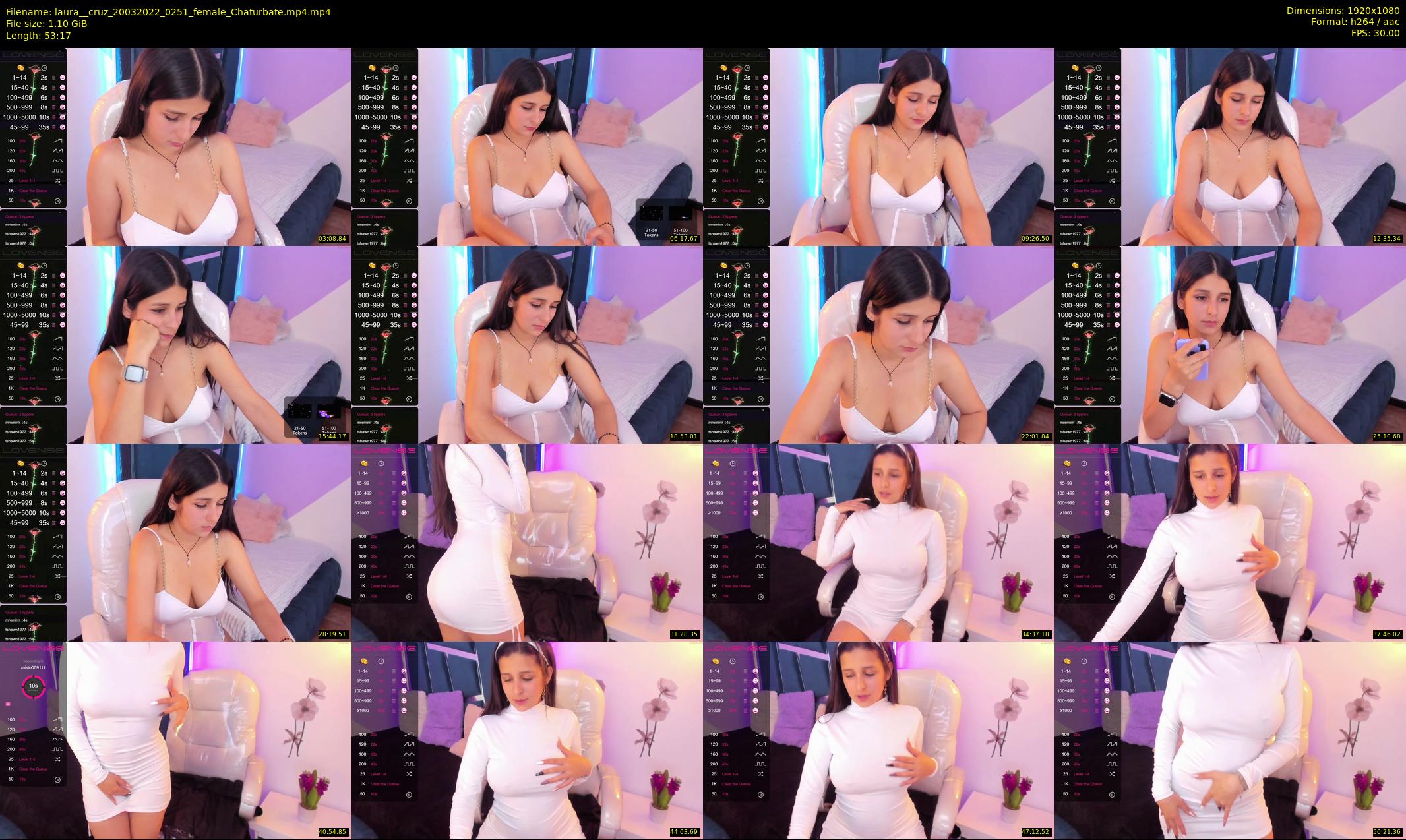 laura__cruz — 54 minute Chaturbate female cam show recording, 1080p, Mar 20, 2022