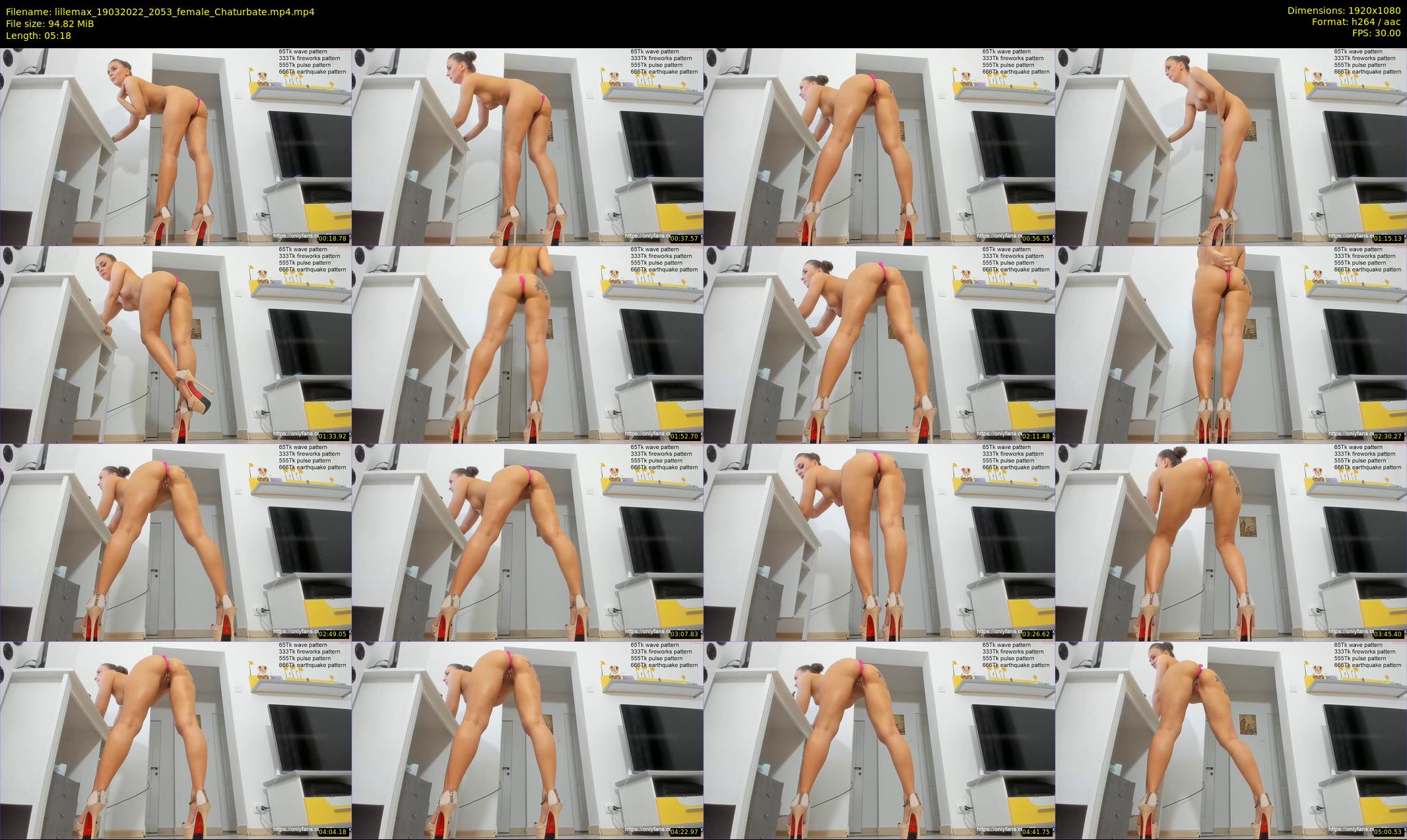lillemax — 6 minute Chaturbate female cam show recording, 1080p, Mar 19, 2022