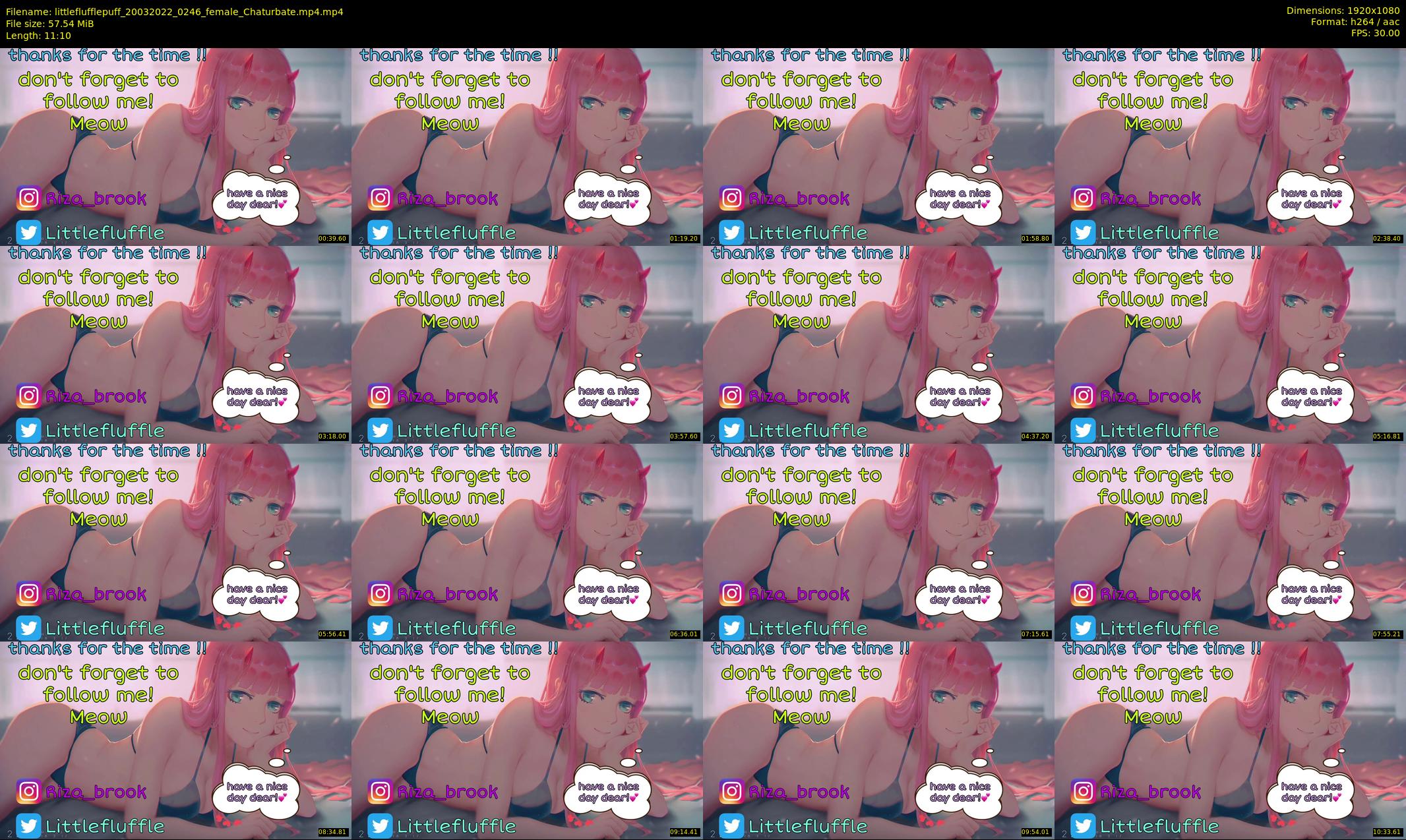 littleflufflepuff — 12 minute Chaturbate female cam show recording, 1080p, Mar 20, 2022