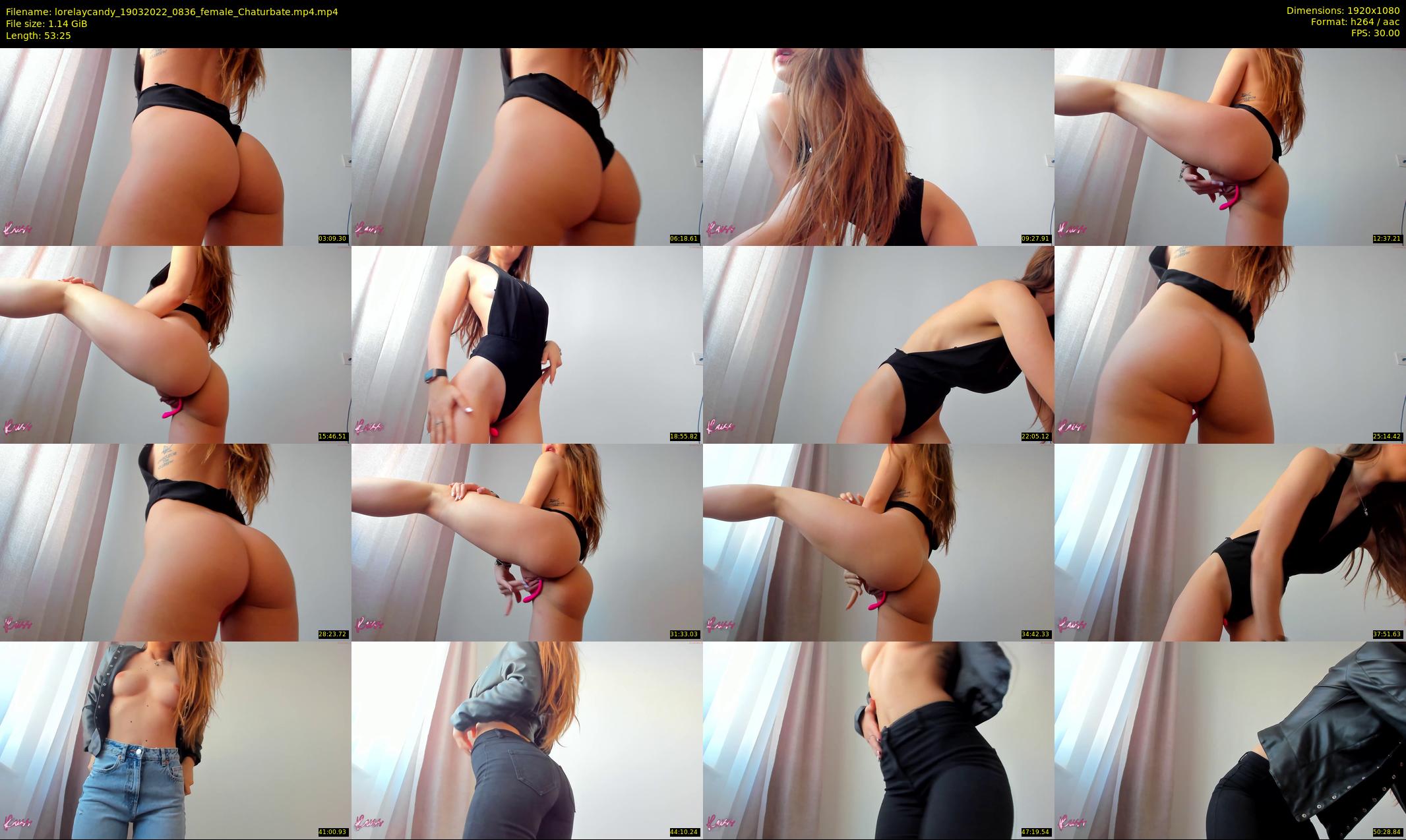 lorelaycandy — 54 minute Chaturbate female cam show recording, 1080p, Mar 19, 2022