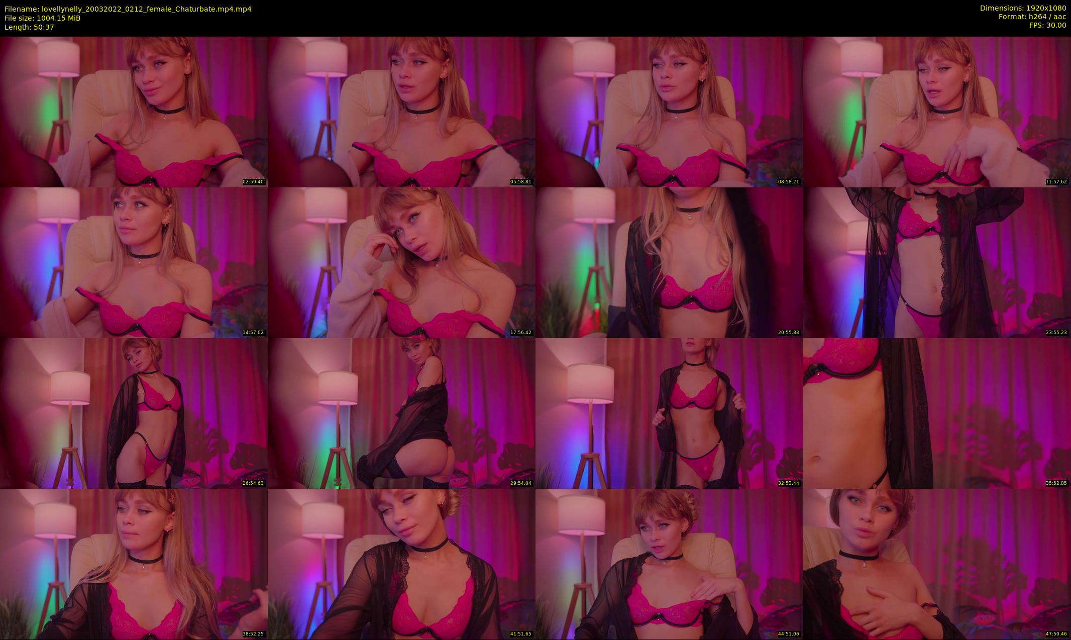 lovellynelly — 51 minute Chaturbate female cam show recording, 1080p, Mar 20, 2022