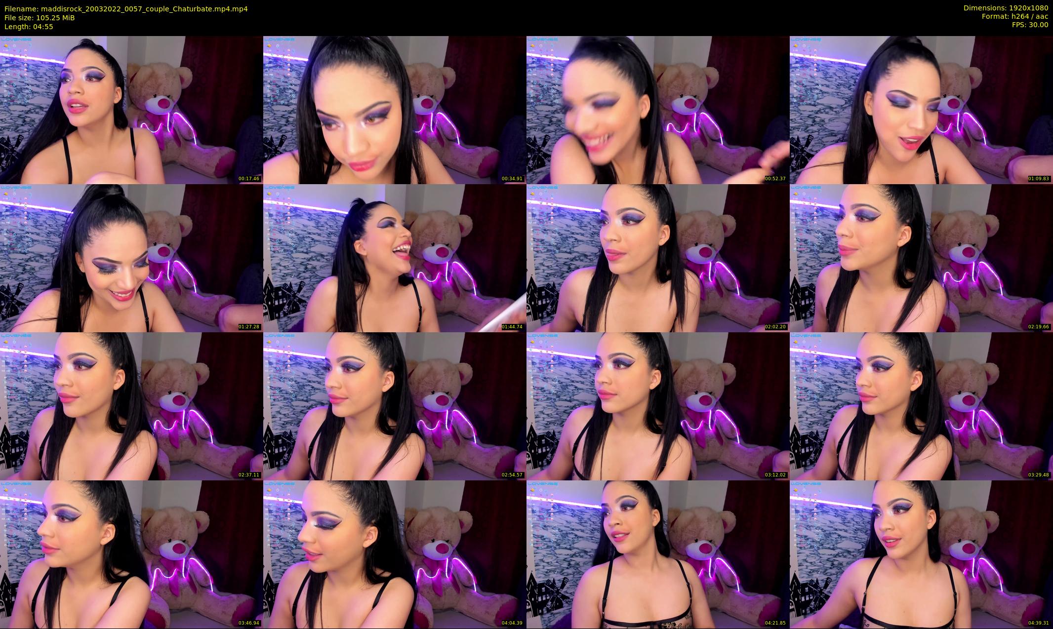 maddisrock — 5 minute Chaturbate couple cam show recording, 1080p, Mar 20, 2022