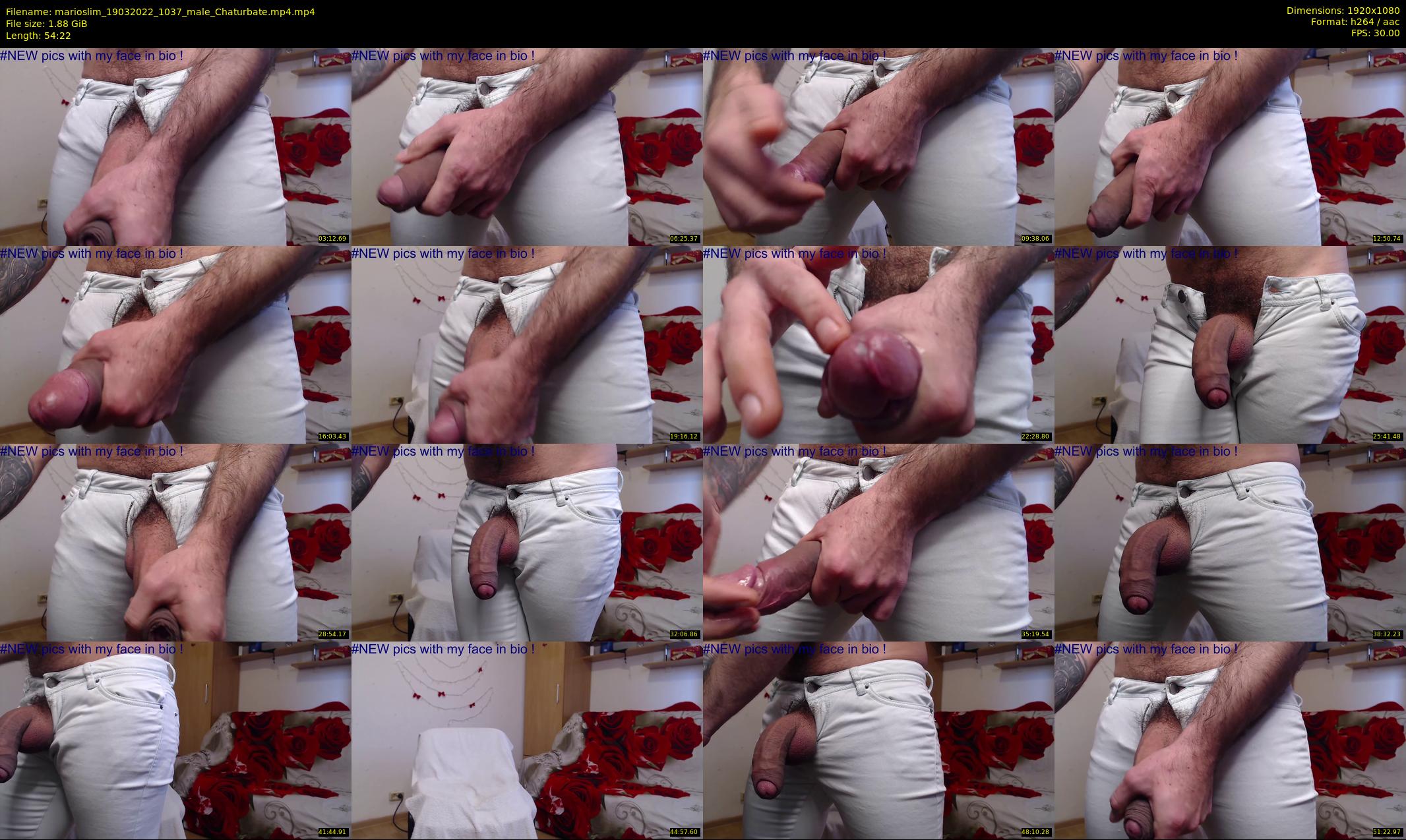 marioslim — 55 minute Chaturbate male cam show recording, 1080p, Mar 19, 2022