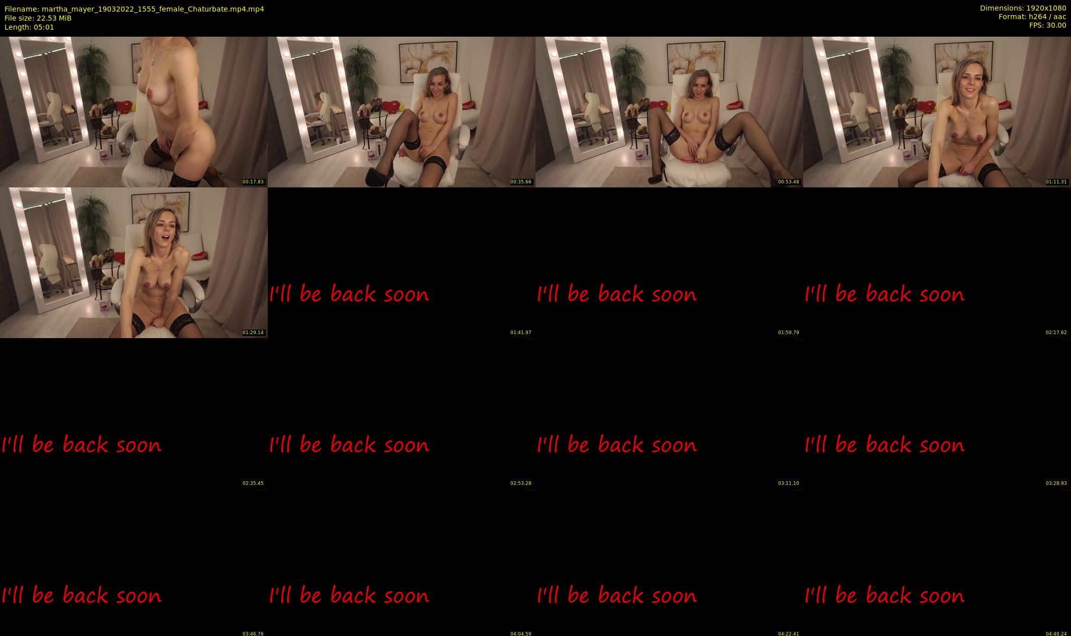 martha_mayer — 6 minute Chaturbate female cam show recording, 1080p, Mar 19, 2022