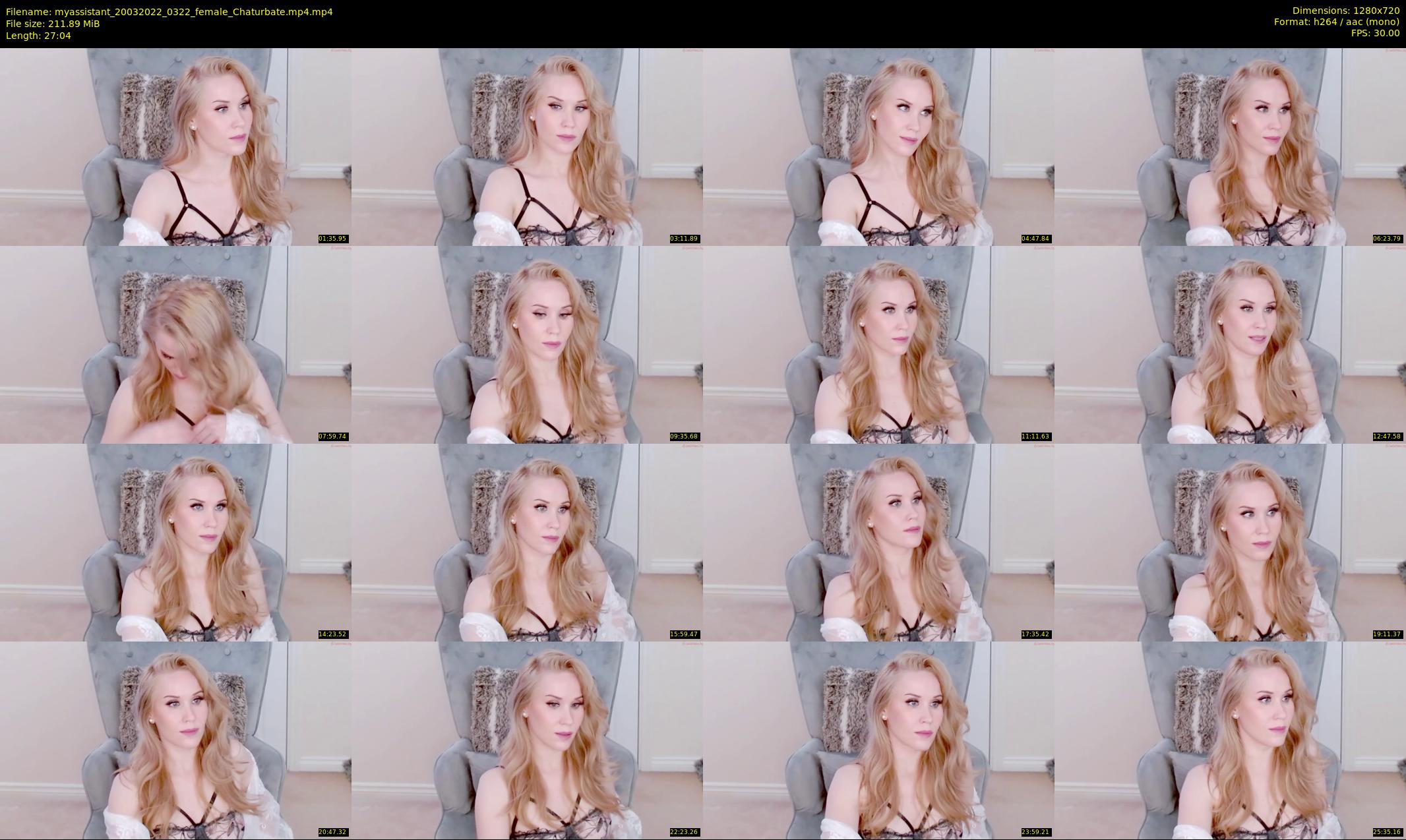 myassistant — 28 minute Chaturbate female cam show recording, 720p, Mar 20, 2022